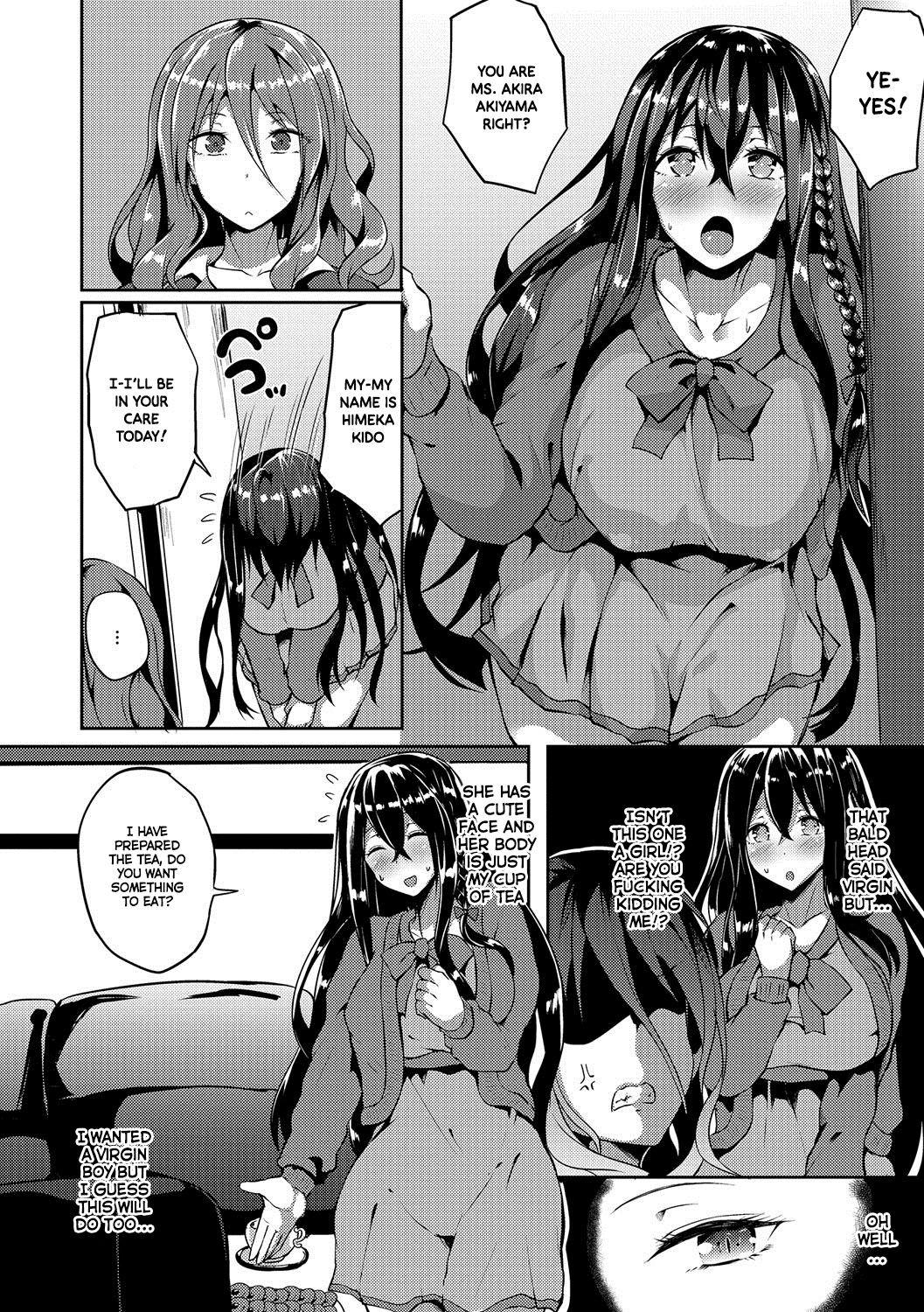 Slutty Bitch VS Young Virgin Futanari page 6