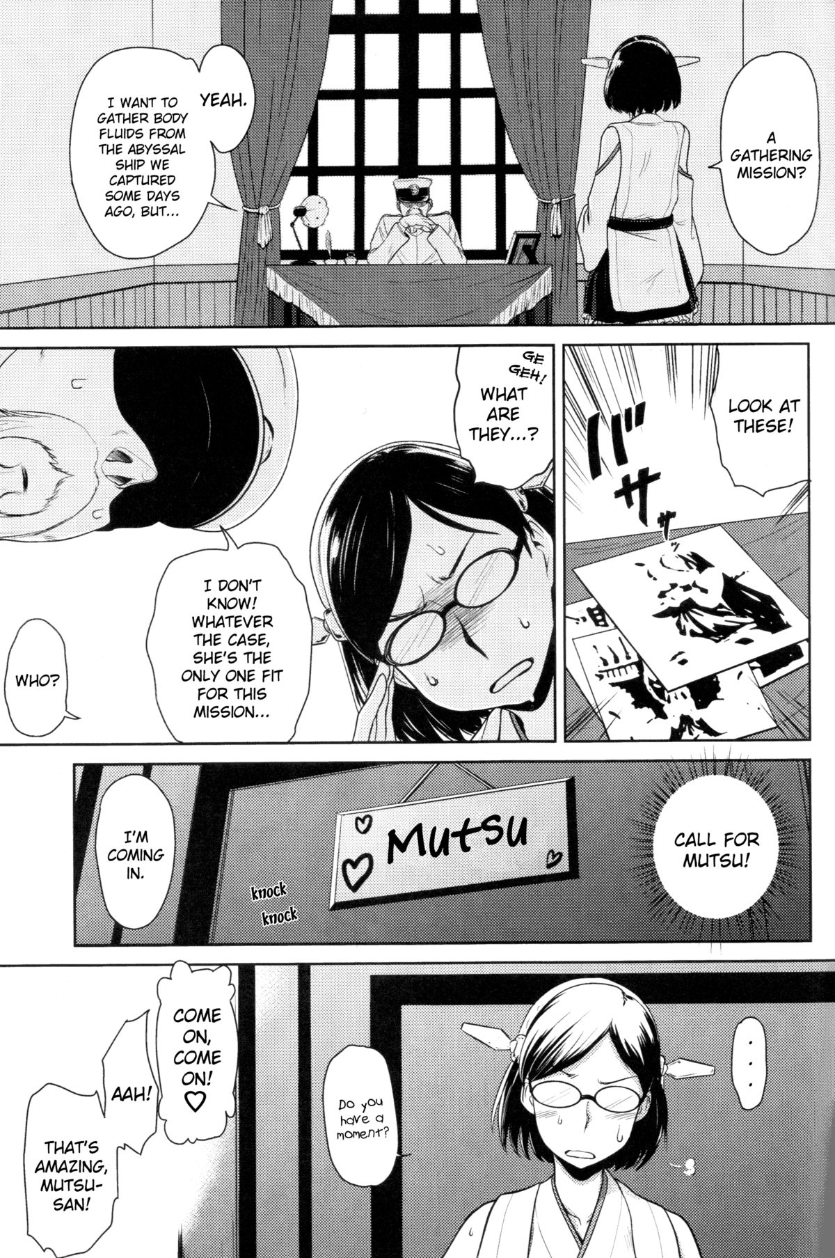 Slutty Mutsu-chan's Gathering Mission page 2
