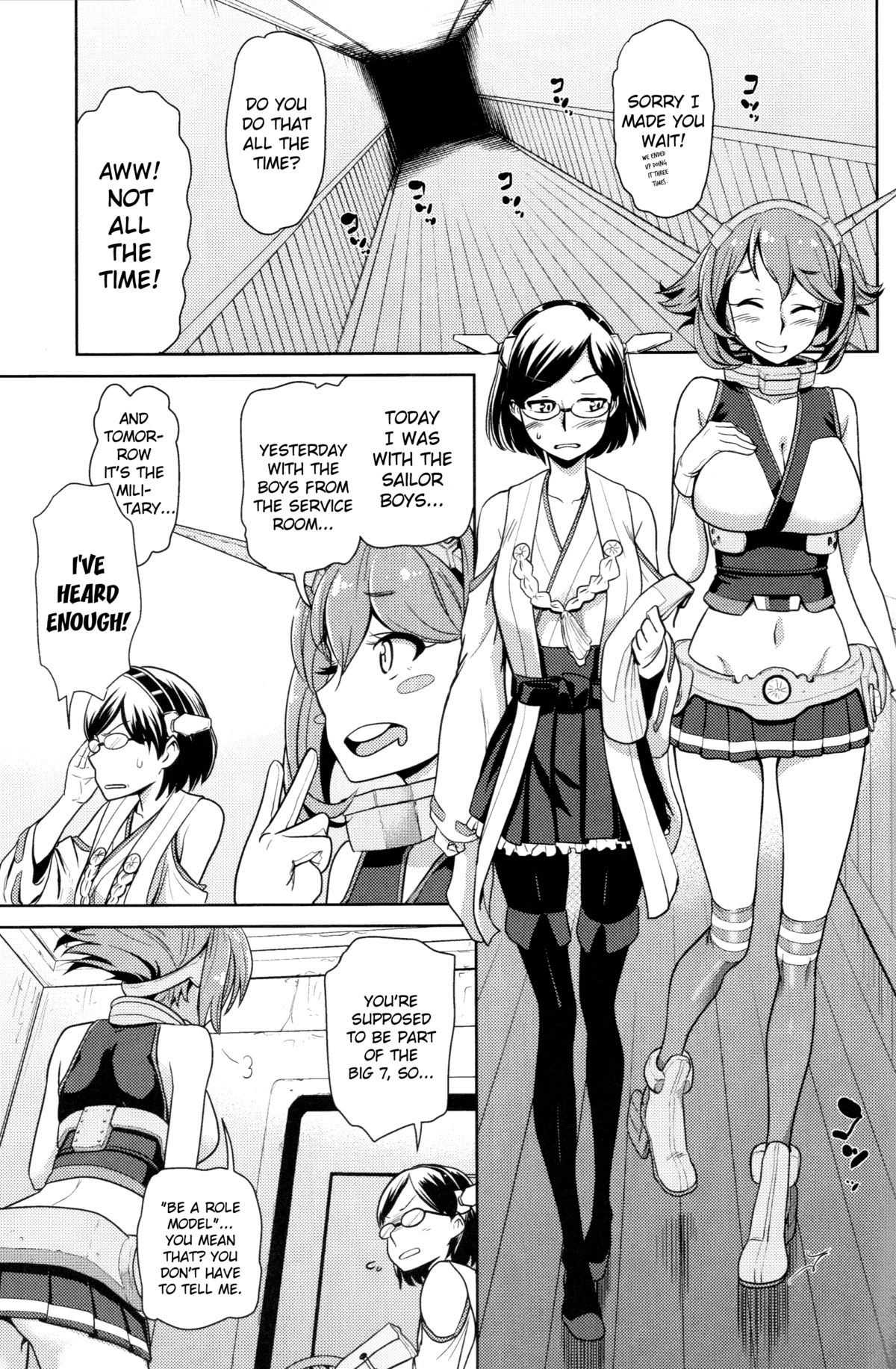 Slutty Mutsu-chan's Gathering Mission page 4