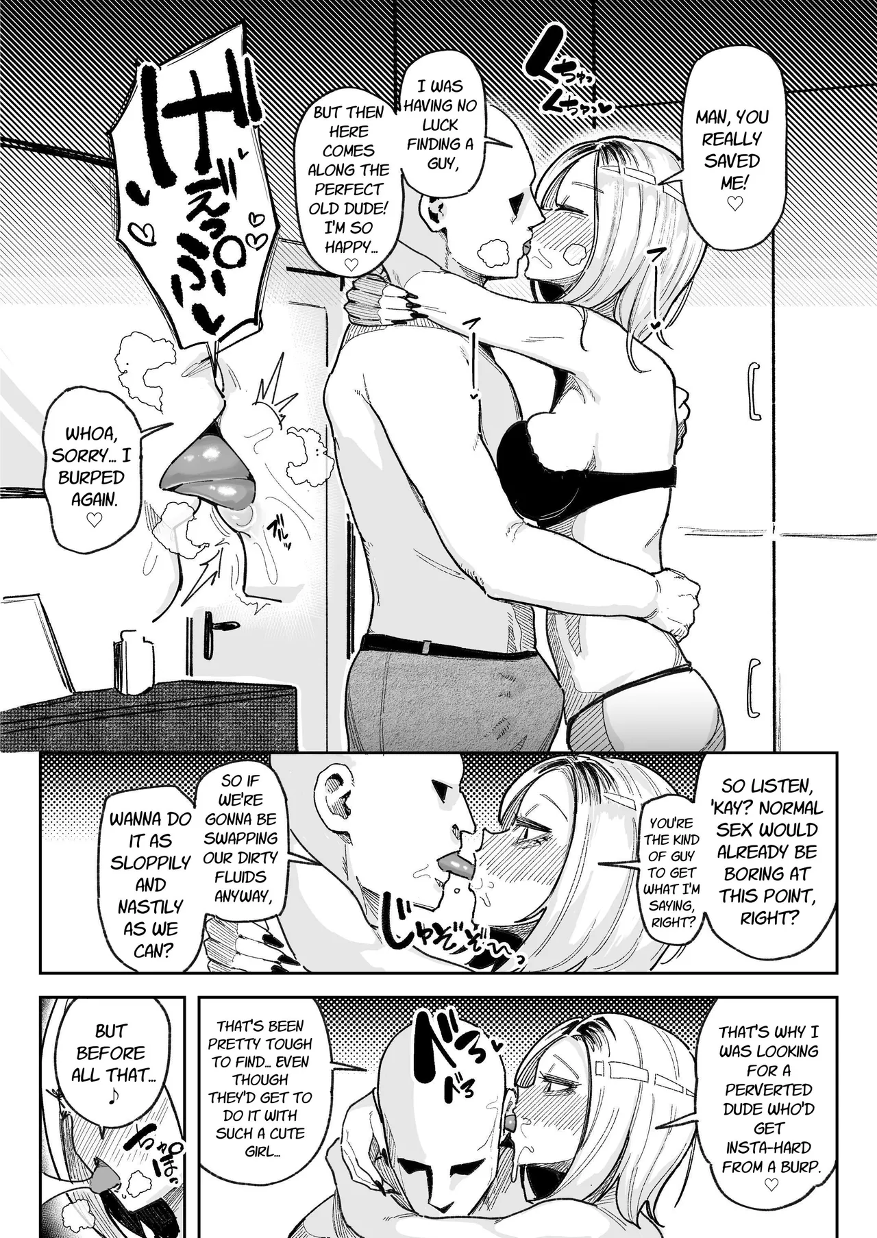 Smegma Loving Dick Sniffin' Gal's Raw Fuck & Sloppy Kissing Semen Burps page 5