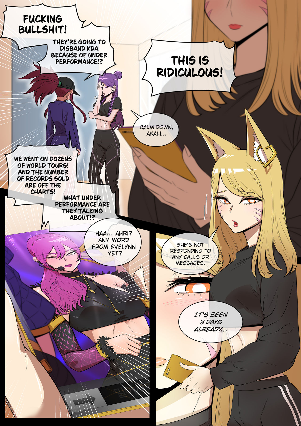 Something I want to protect. (Evelynn x Ahri) English page 3