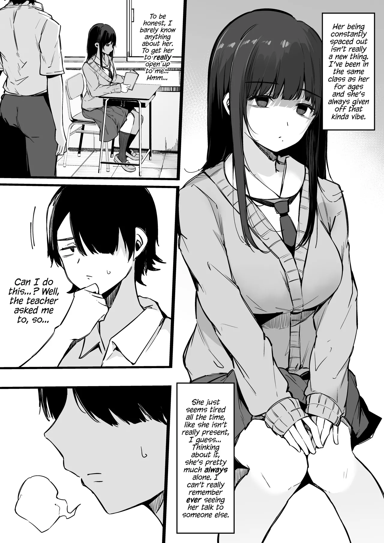 Sono Hi kara Boku wa, Class no Jimime na Inma ni Hitasura Seieki o Shiboritorareru. page 4
