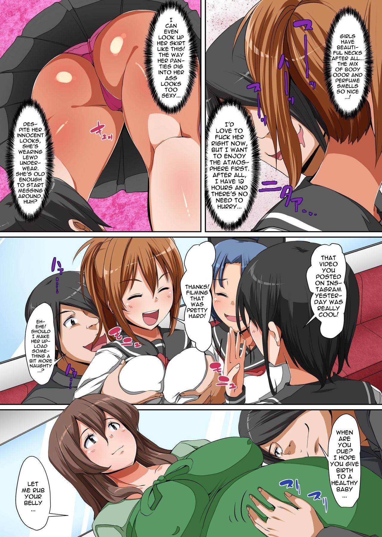 Sonzai o Keshichaeba Yaritai Houdai! Josei Senyou Sharyou de Dare ni mo Kizukarezu ni Ninpu mo JK mo Zenin Namahame Houdai page 6