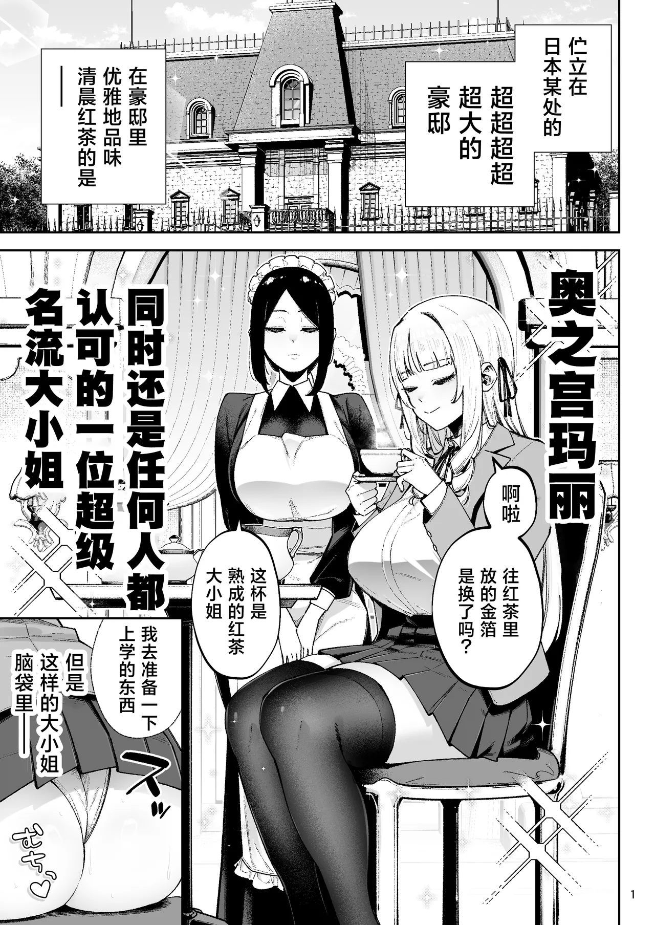 Soreyuke, Ero Baka Ojou-sama! ~Celeb no Watashi ga Dekachin Shomin wo Tegome ni Suru no wa Touzen desu!~ page 3