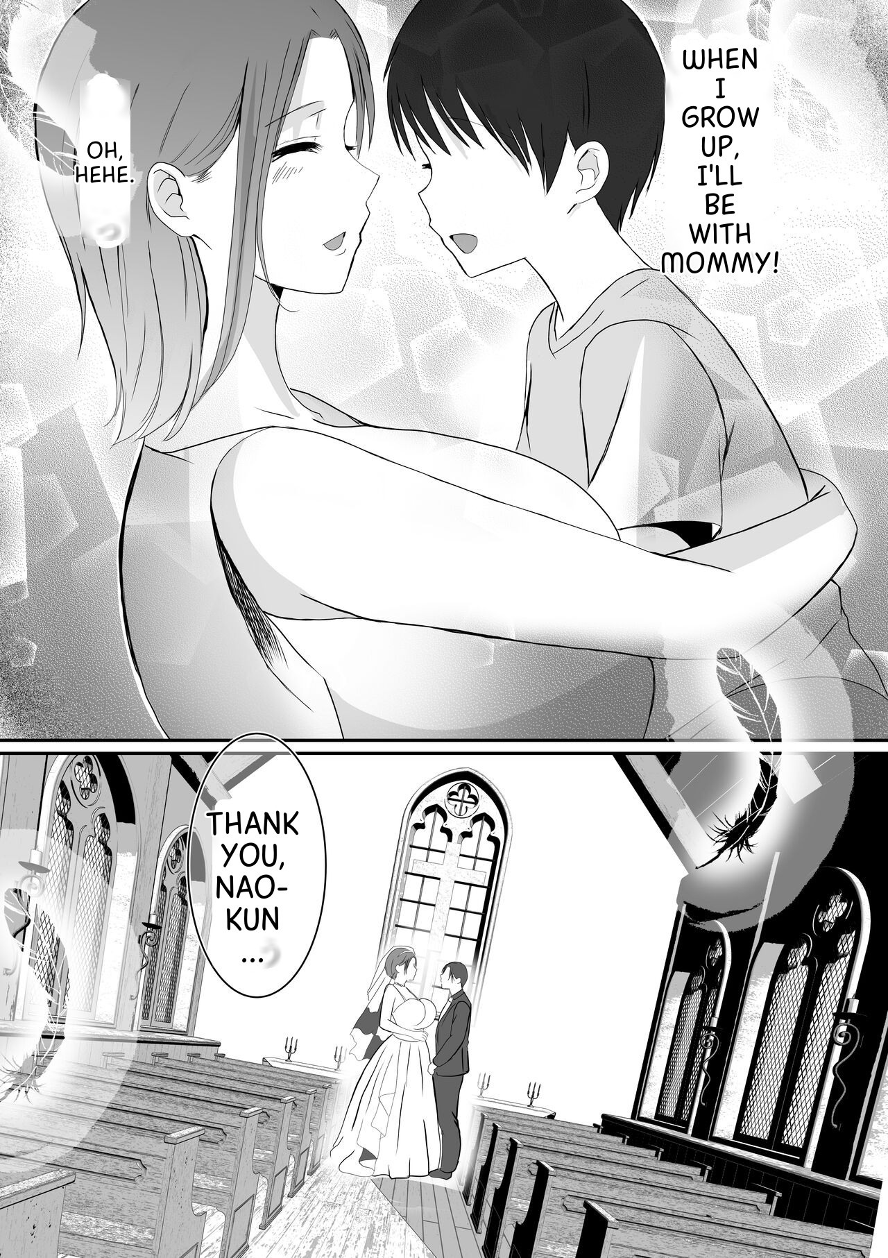 Soshite Kaa-san wa Ore no Ko o Haramu Bonyuu Kaa-san no Naka ni Modoritai Kanketsuhen page 107