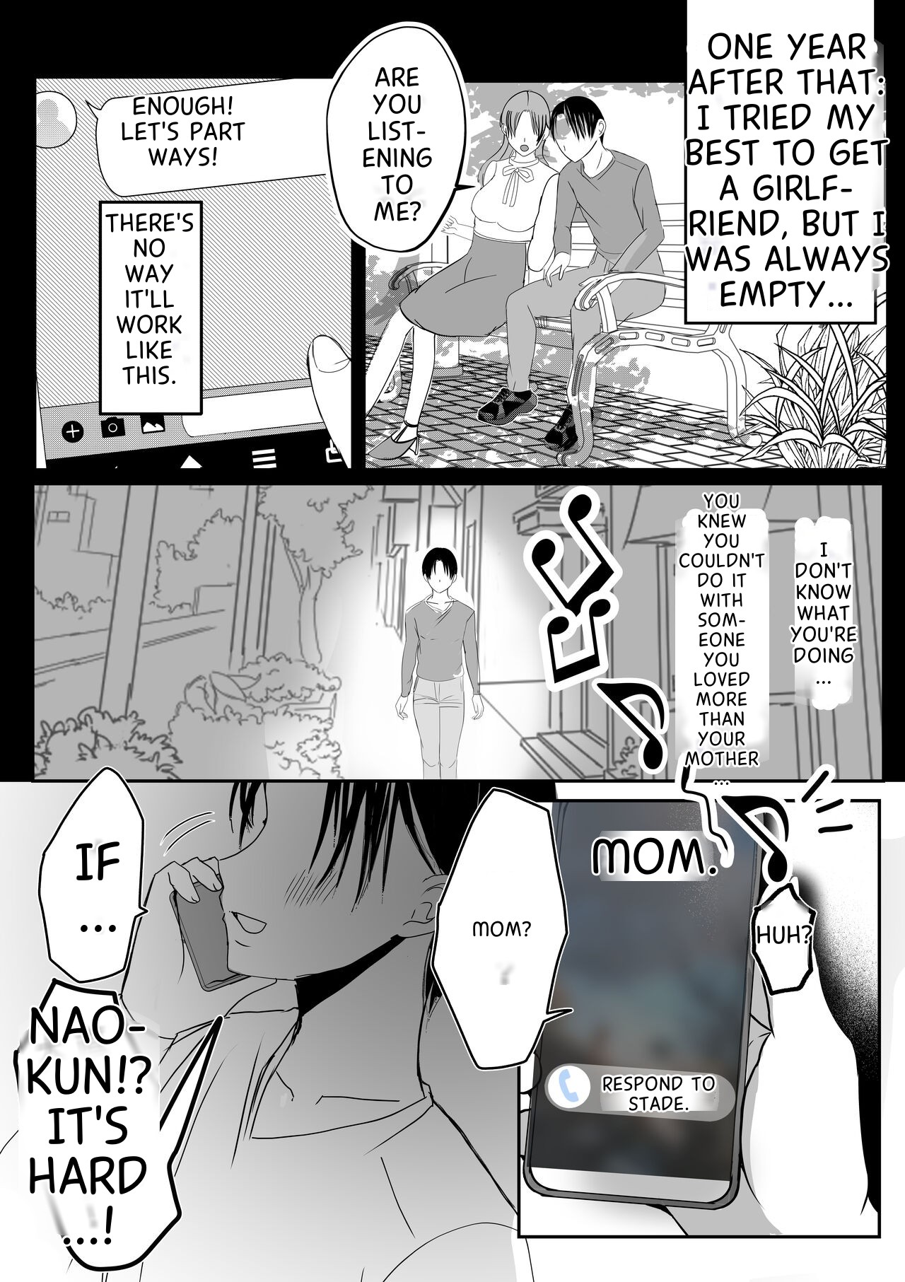 Soshite Kaa-san wa Ore no Ko o Haramu Bonyuu Kaa-san no Naka ni Modoritai Kanketsuhen page 12