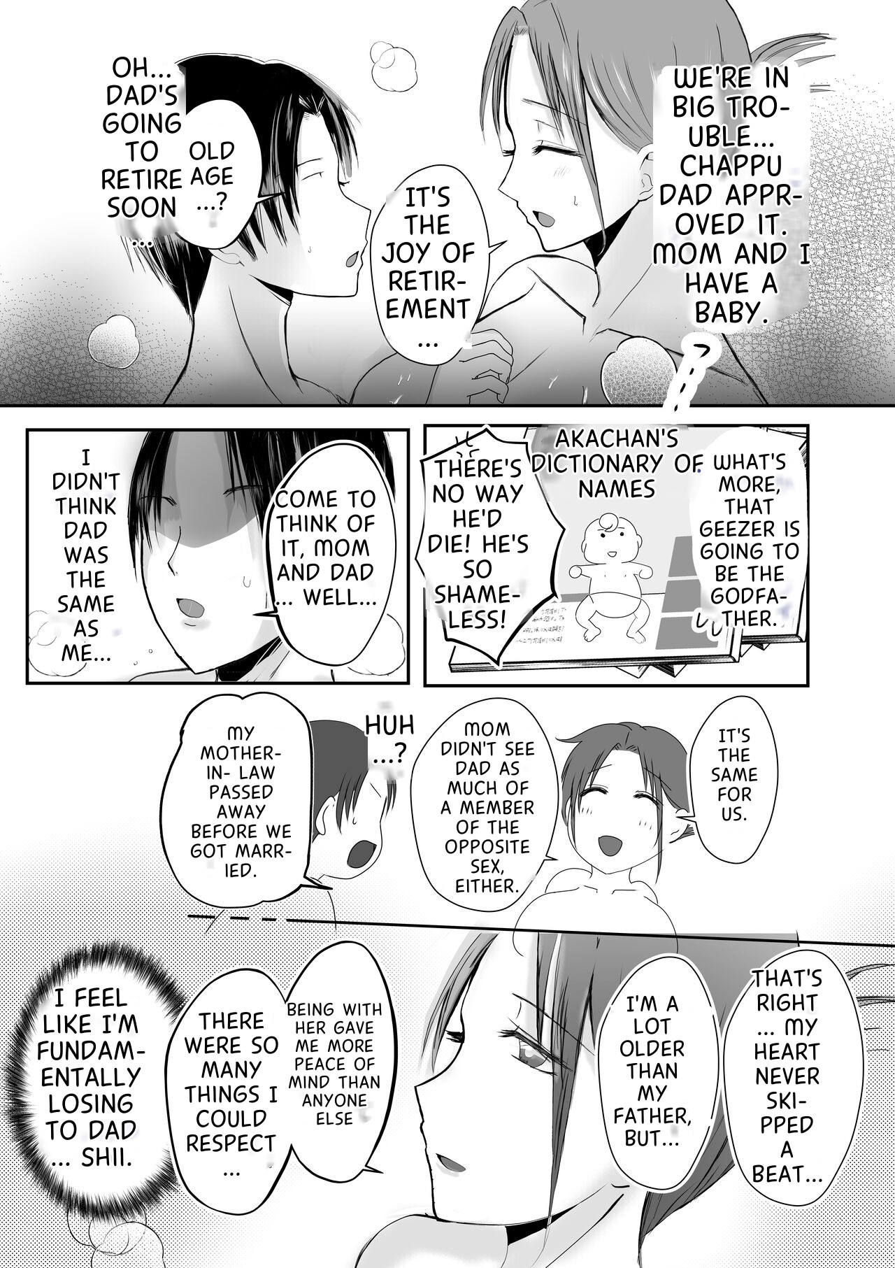 Soshite Kaa-san wa Ore no Ko o Haramu Bonyuu Kaa-san no Naka ni Modoritai Kanketsuhen page 25
