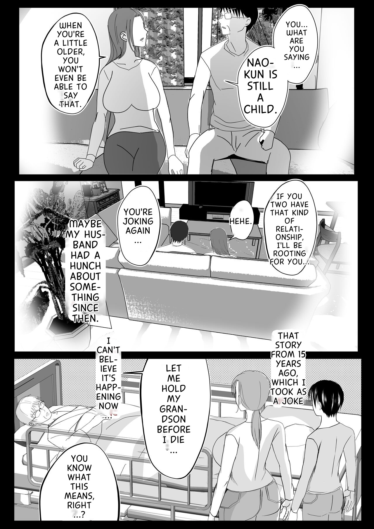 Soshite Kaa-san wa Ore no Ko o Haramu Bonyuu Kaa-san no Naka ni Modoritai Kanketsuhen page 65