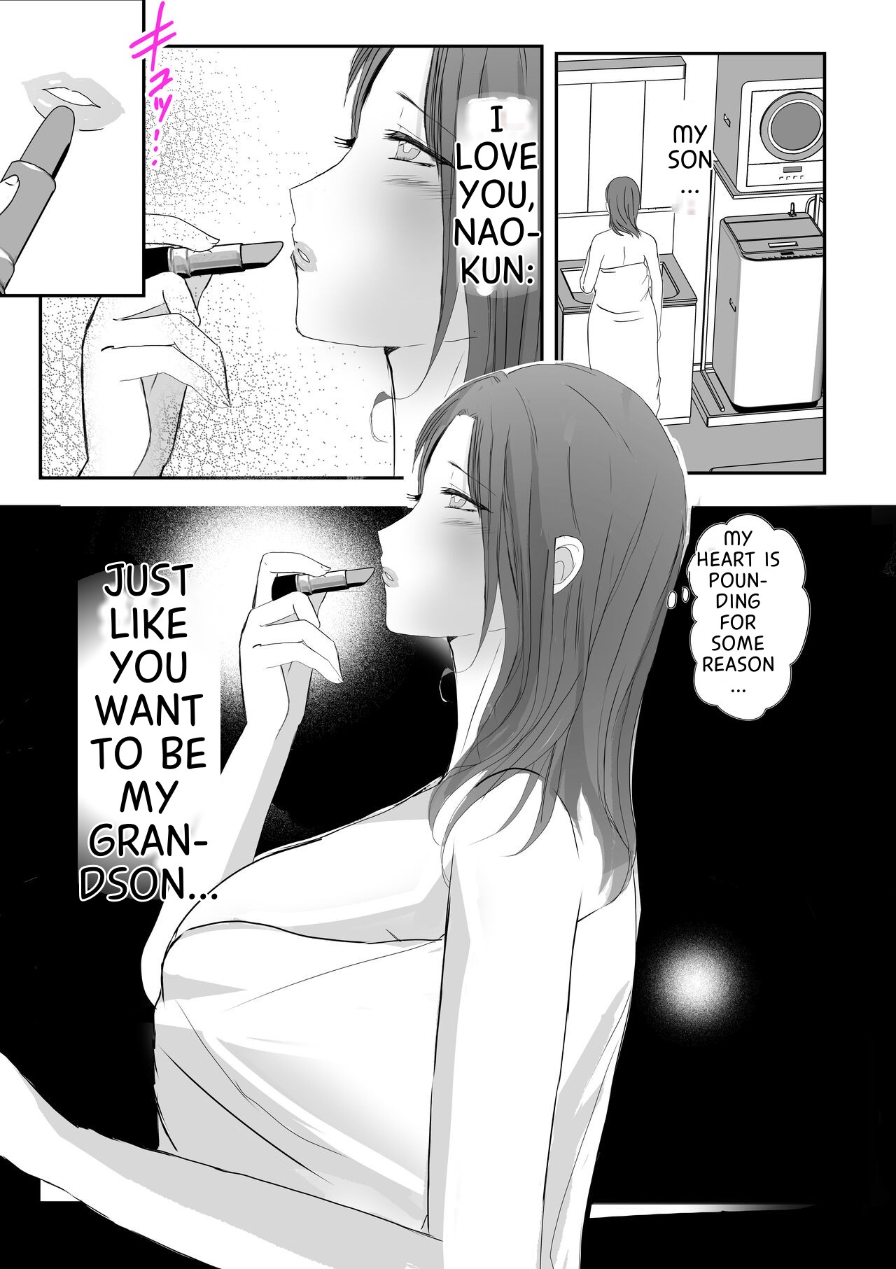 Soshite Kaa-san wa Ore no Ko o Haramu Bonyuu Kaa-san no Naka ni Modoritai Kanketsuhen page 67