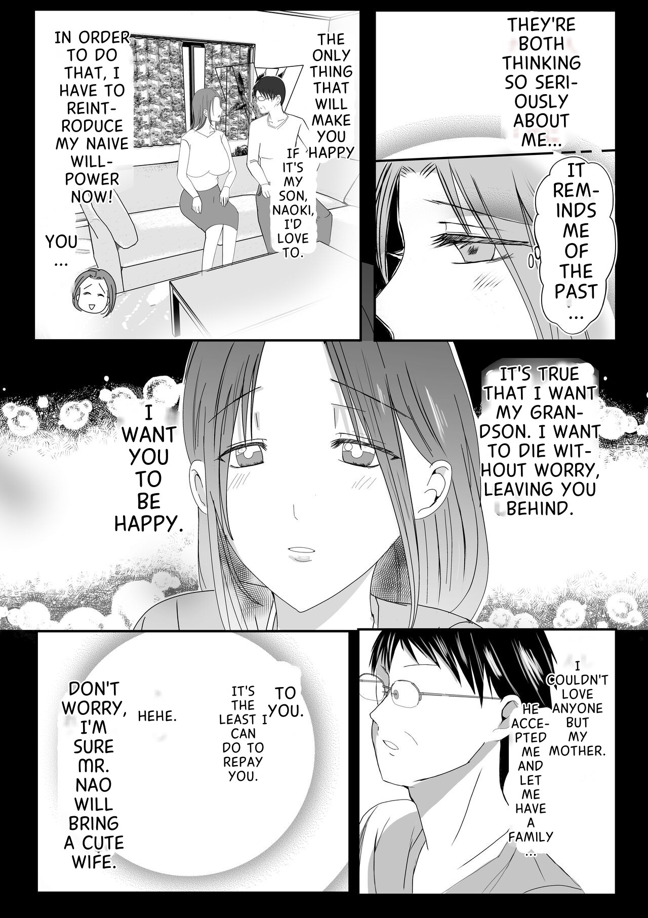 Soshite Kaa-san wa Ore no Ko o Haramu Bonyuu Kaa-san no Naka ni Modoritai Kanketsuhen page 71