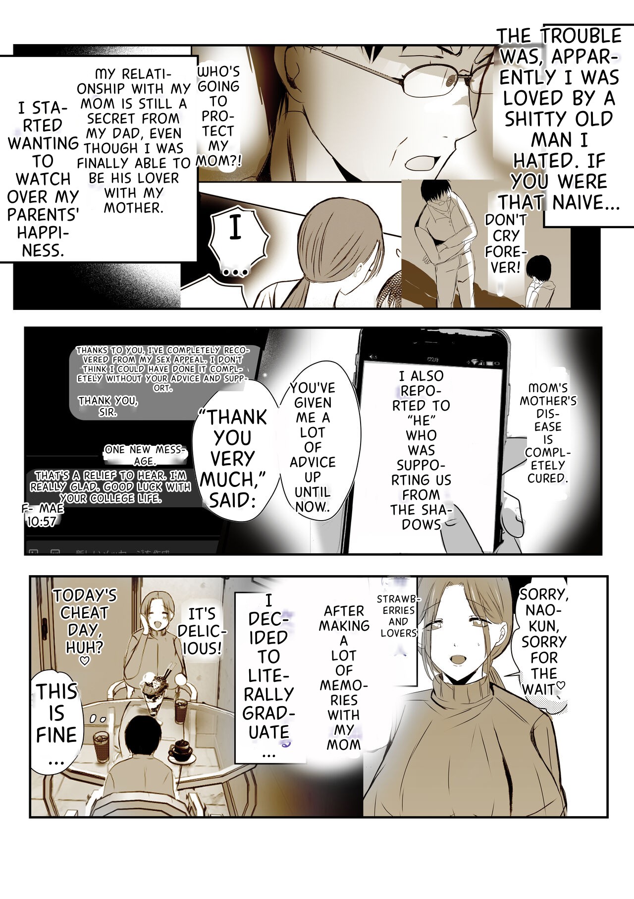 Soshite Kaa-san wa Ore no Ko o Haramu Bonyuu Kaa-san no Naka ni Modoritai Kanketsuhen page 8