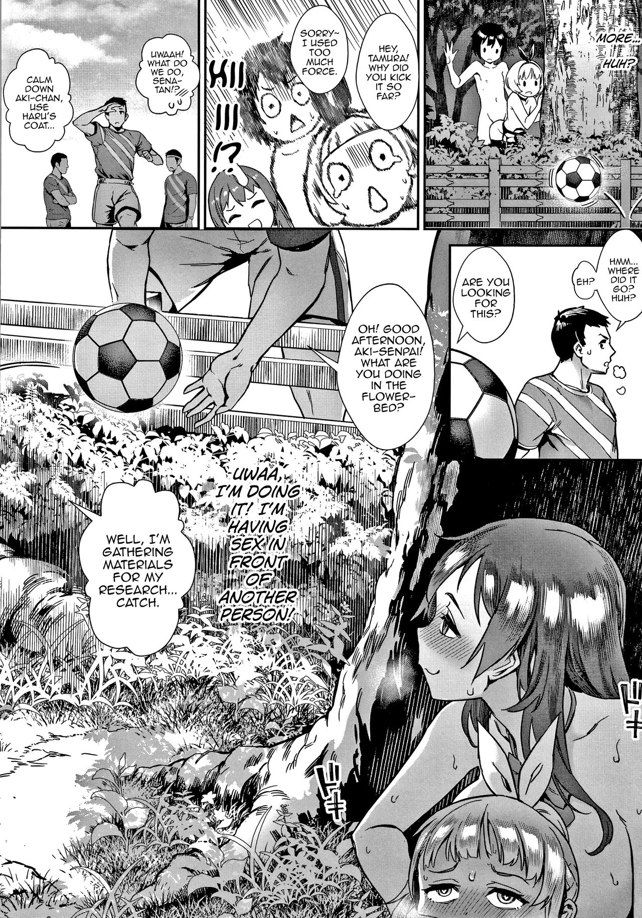 Soto de Shiyou! Futari no Himitsu page 134