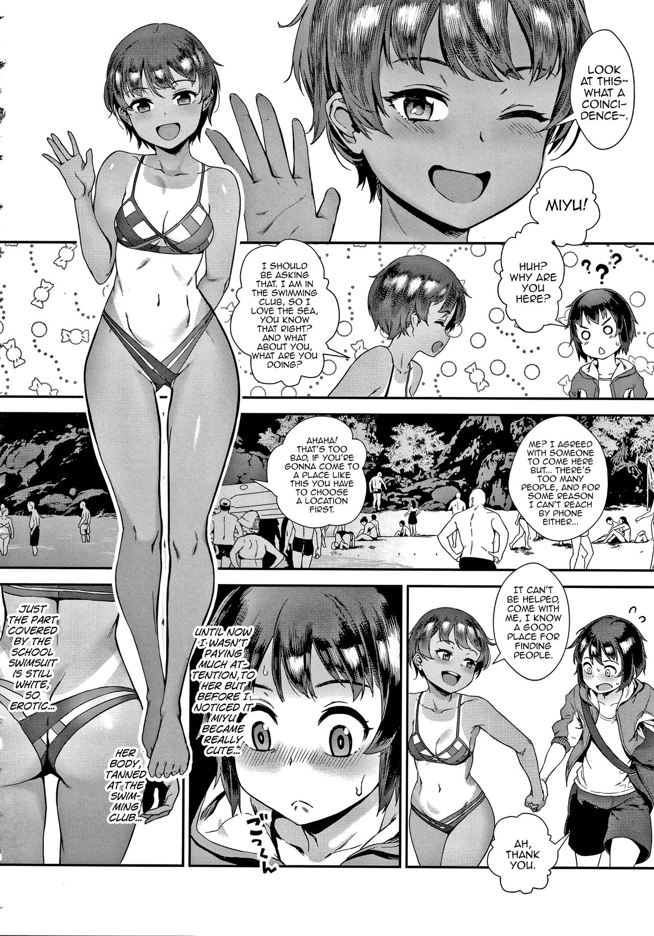 Soto de Shiyou! Futari no Himitsu page 64