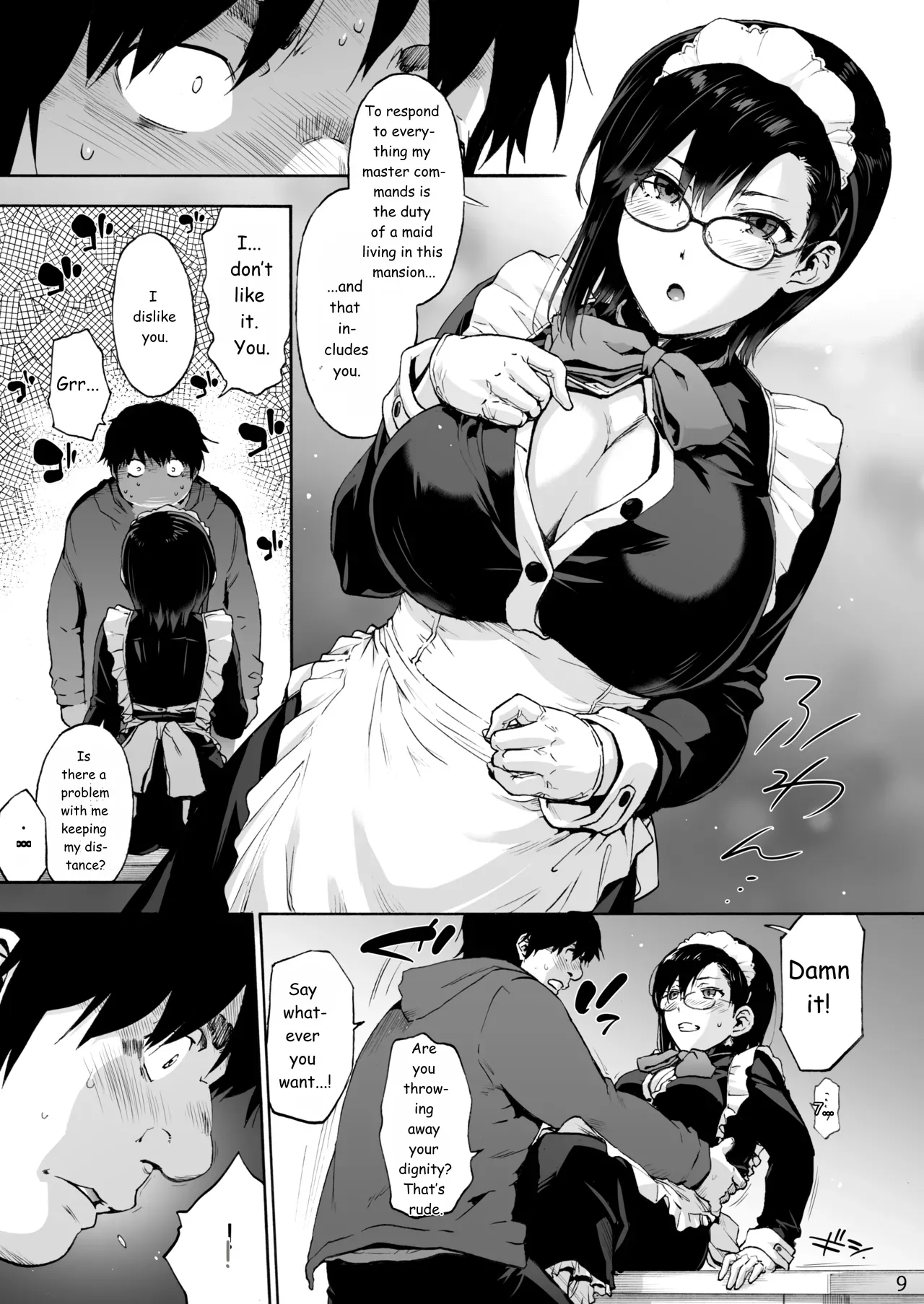 Sousou meikan Futanari Maidsan wa Seiyoku ga Tsuyoi page 11