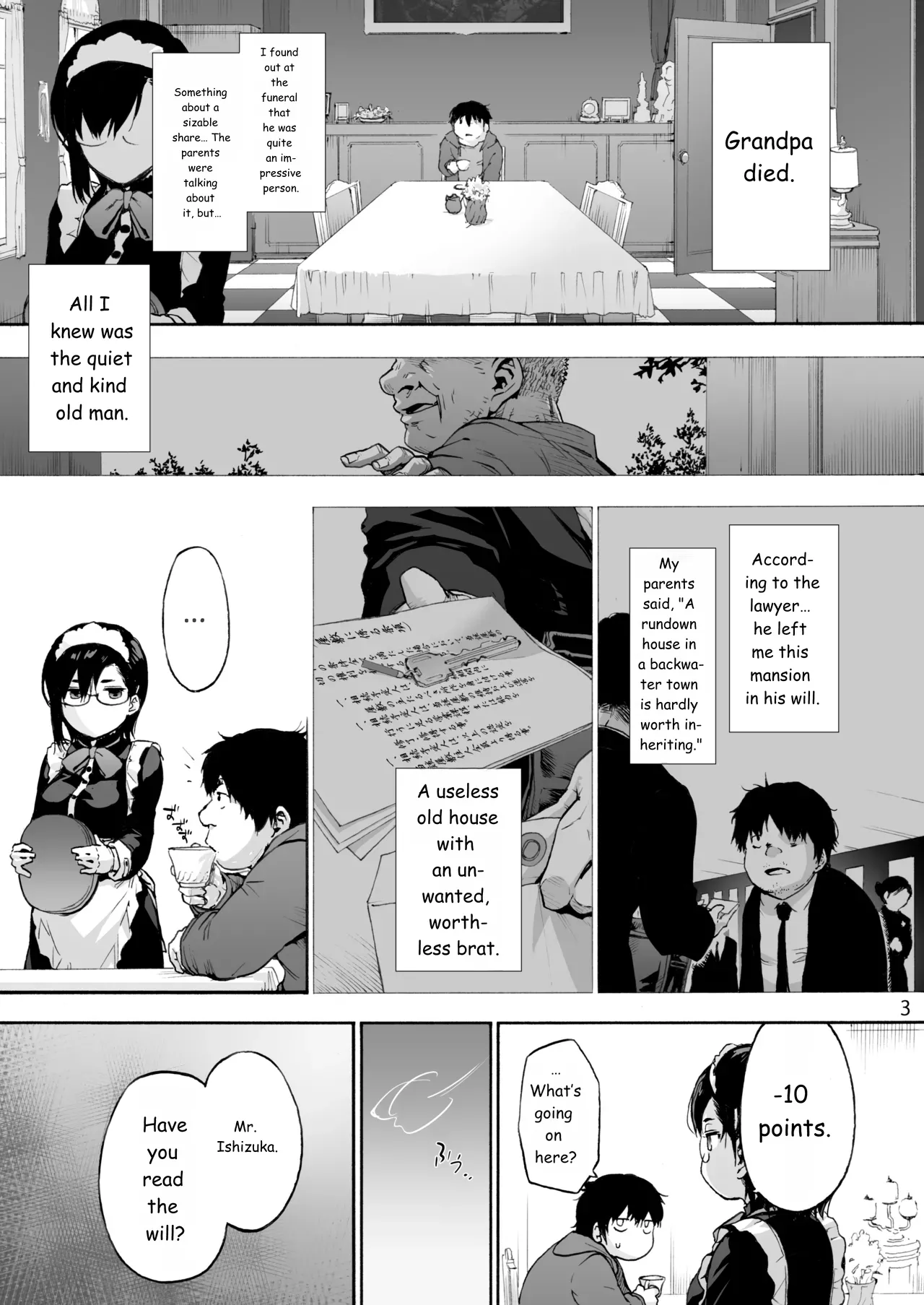 Sousou meikan Futanari Maidsan wa Seiyoku ga Tsuyoi page 5