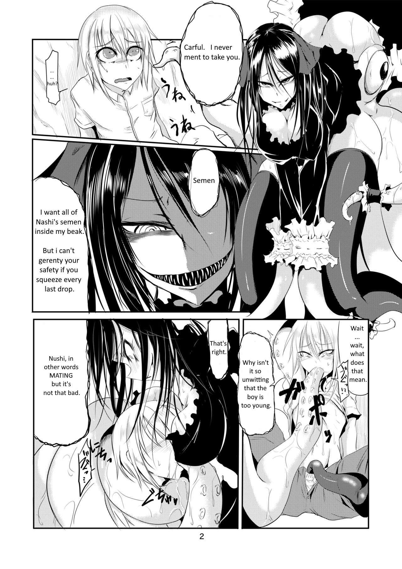 Squid Horror page 3