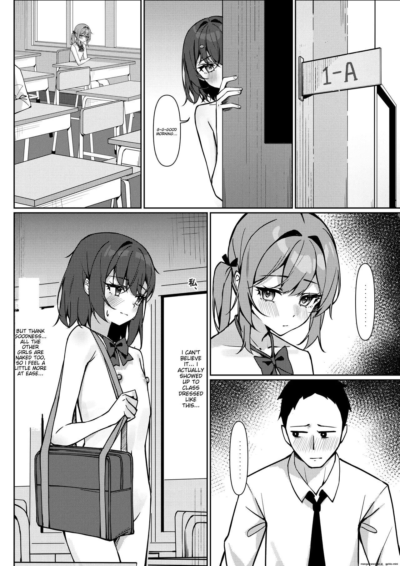 Starting today, I'll be going to school naked① page 18