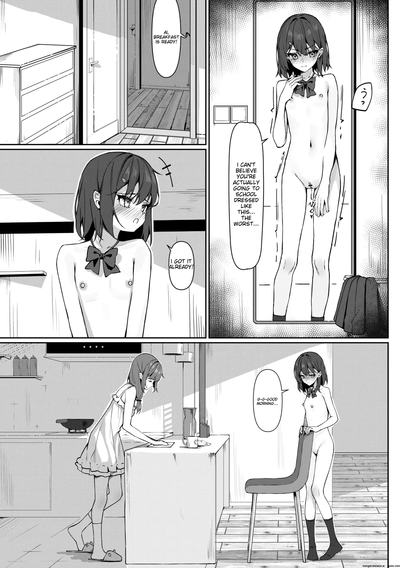 Starting today, I'll be going to school naked① page 4