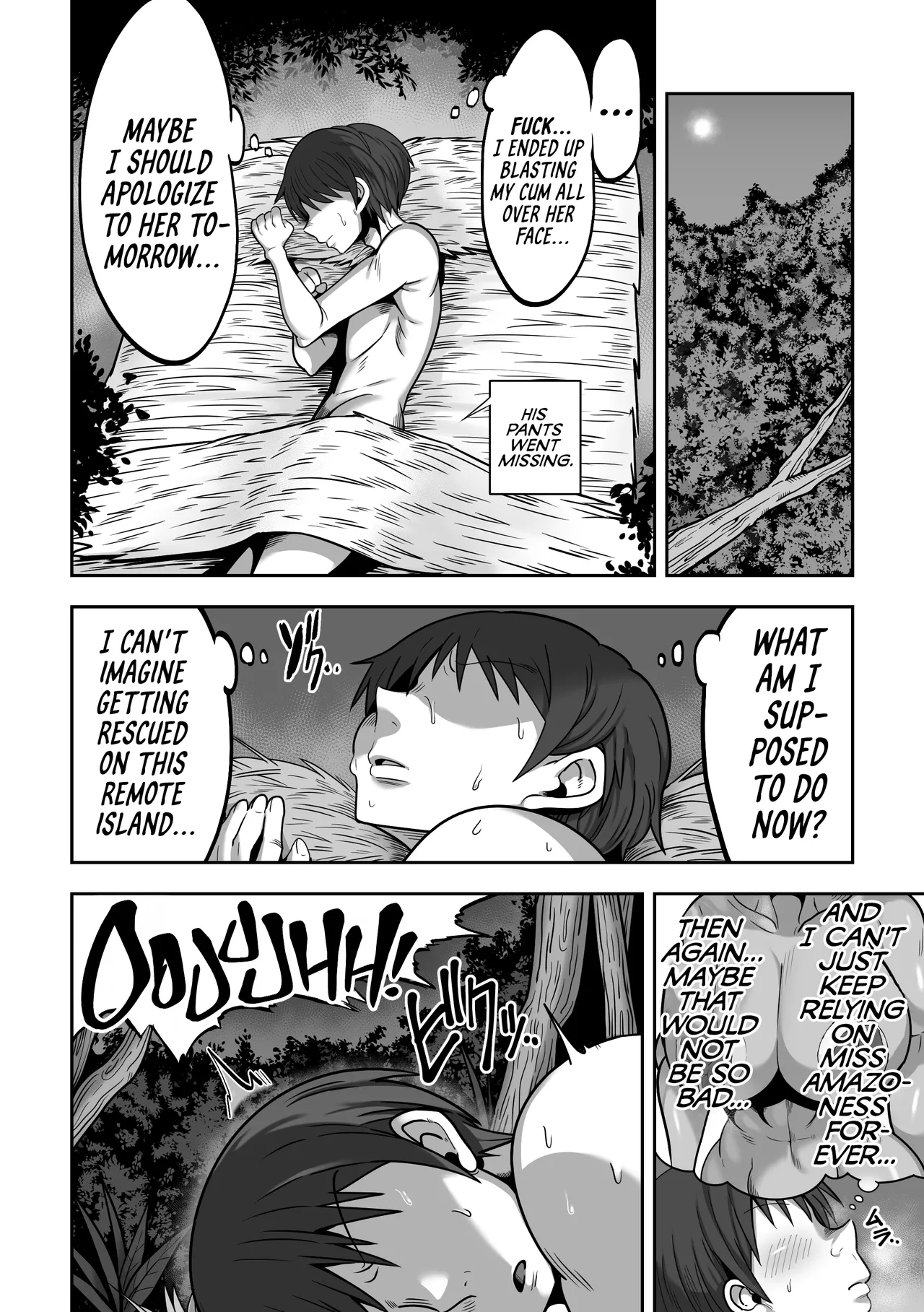 Steamy, Sweaty Sex with A Plump Ass Amazoness on A Deserted Island page 17