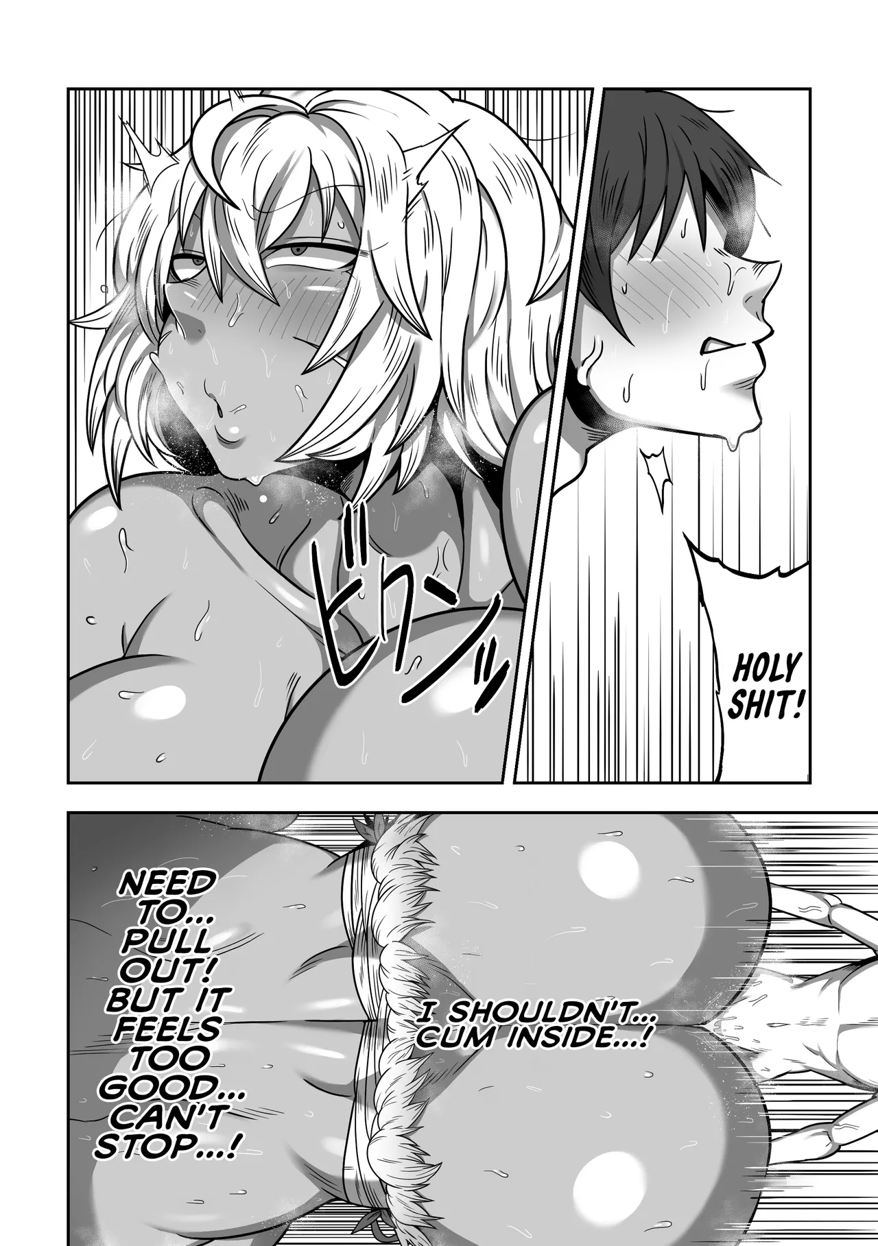 Steamy, Sweaty Sex with A Plump Ass Amazoness on A Deserted Island page 31