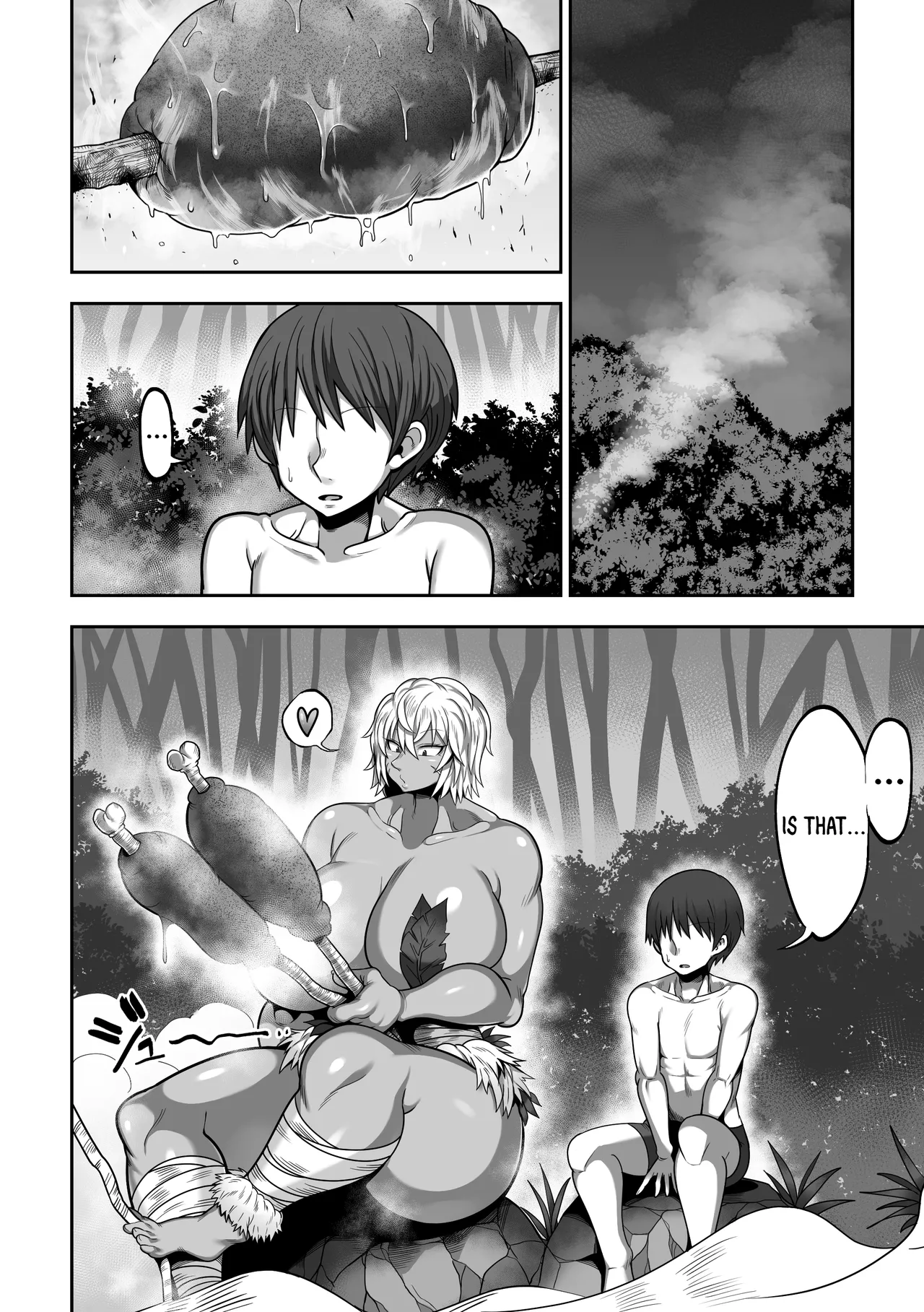 Steamy, Sweaty Sex with A Plump Ass Amazoness on A Deserted Island page 9