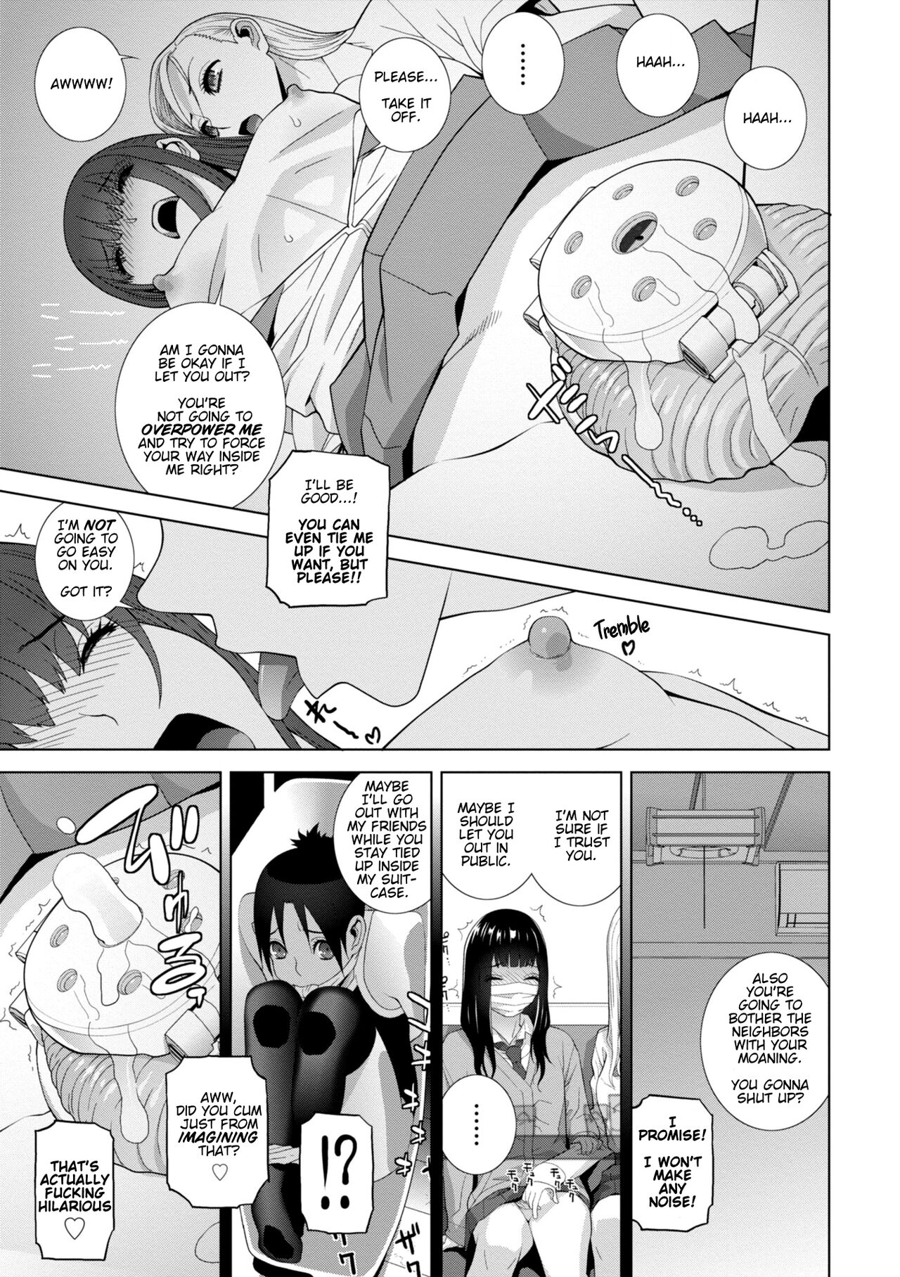 Stepbrother Forced To Crossdress and Raped by Stepsister - Chapter 4: My Step-sis Controls My Cock! - Imouto ni Okasareru Kyousei Josou Ani page 13
