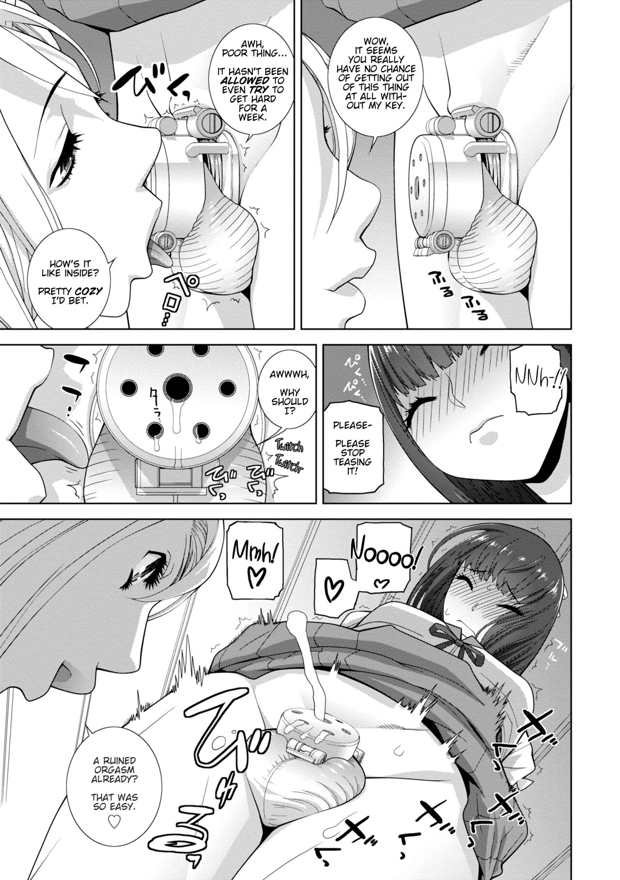 Stepbrother Forced To Crossdress and Raped by Stepsister - Chapter 4: My Step-sis Controls My Cock! - Imouto ni Okasareru Kyousei Josou Ani page 9