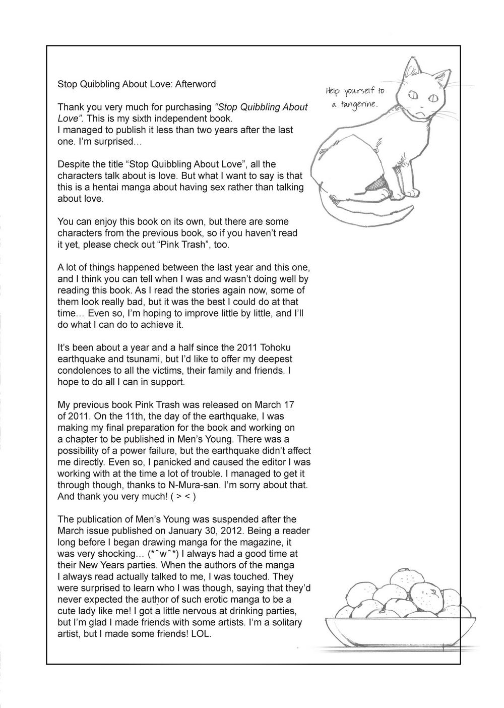 Stop Quibbling About Love page 195