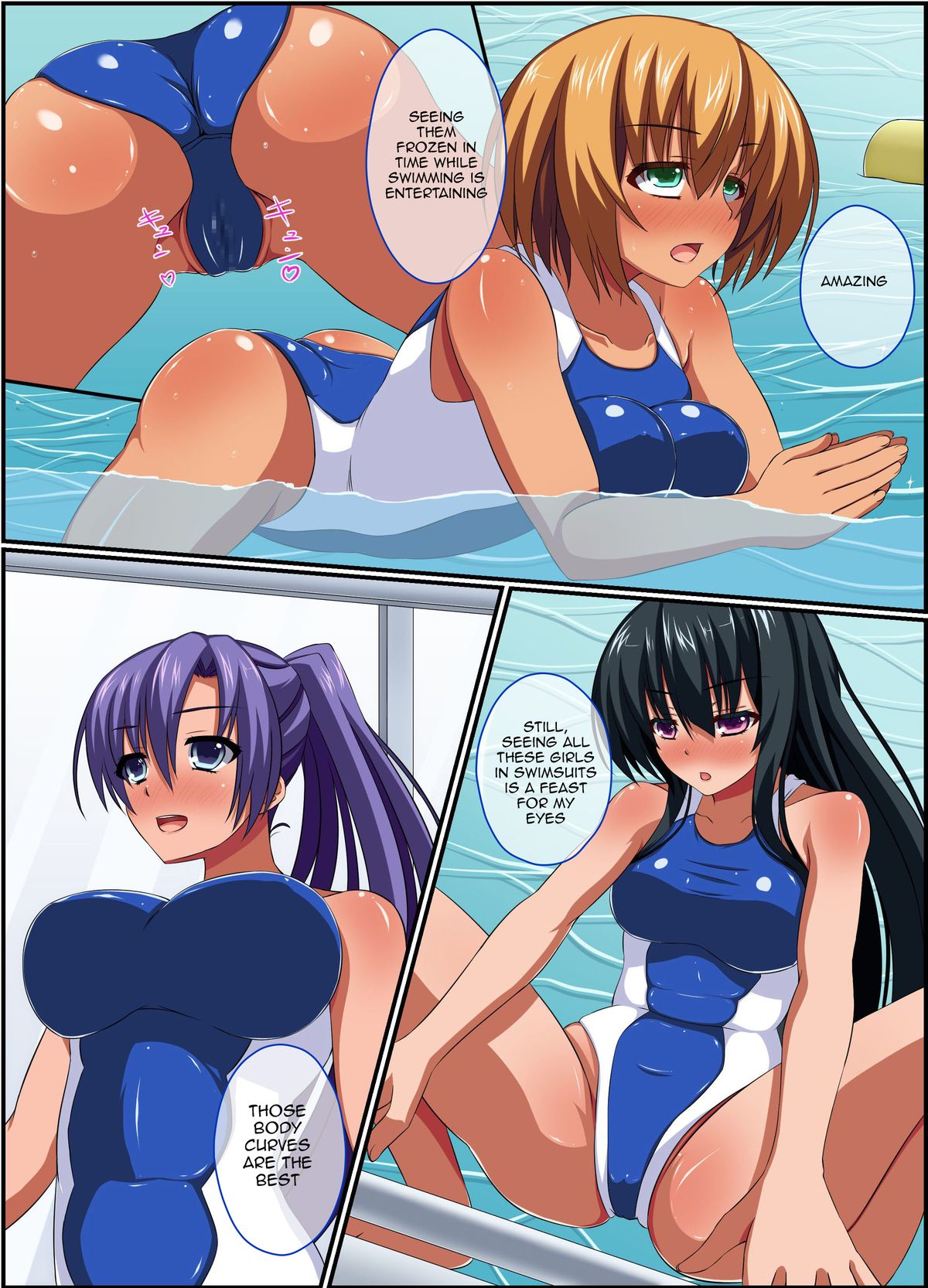 Stopping Time to Violate Women While Horny With Sweat - Sports Gym Edition page 8