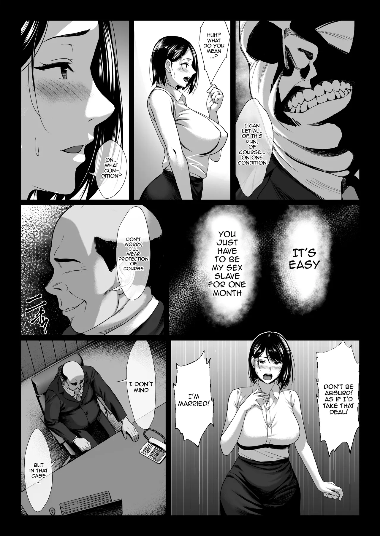 Story About an Old Man Hating Married Teacher Falling Into Being a Meat Toilet page 13