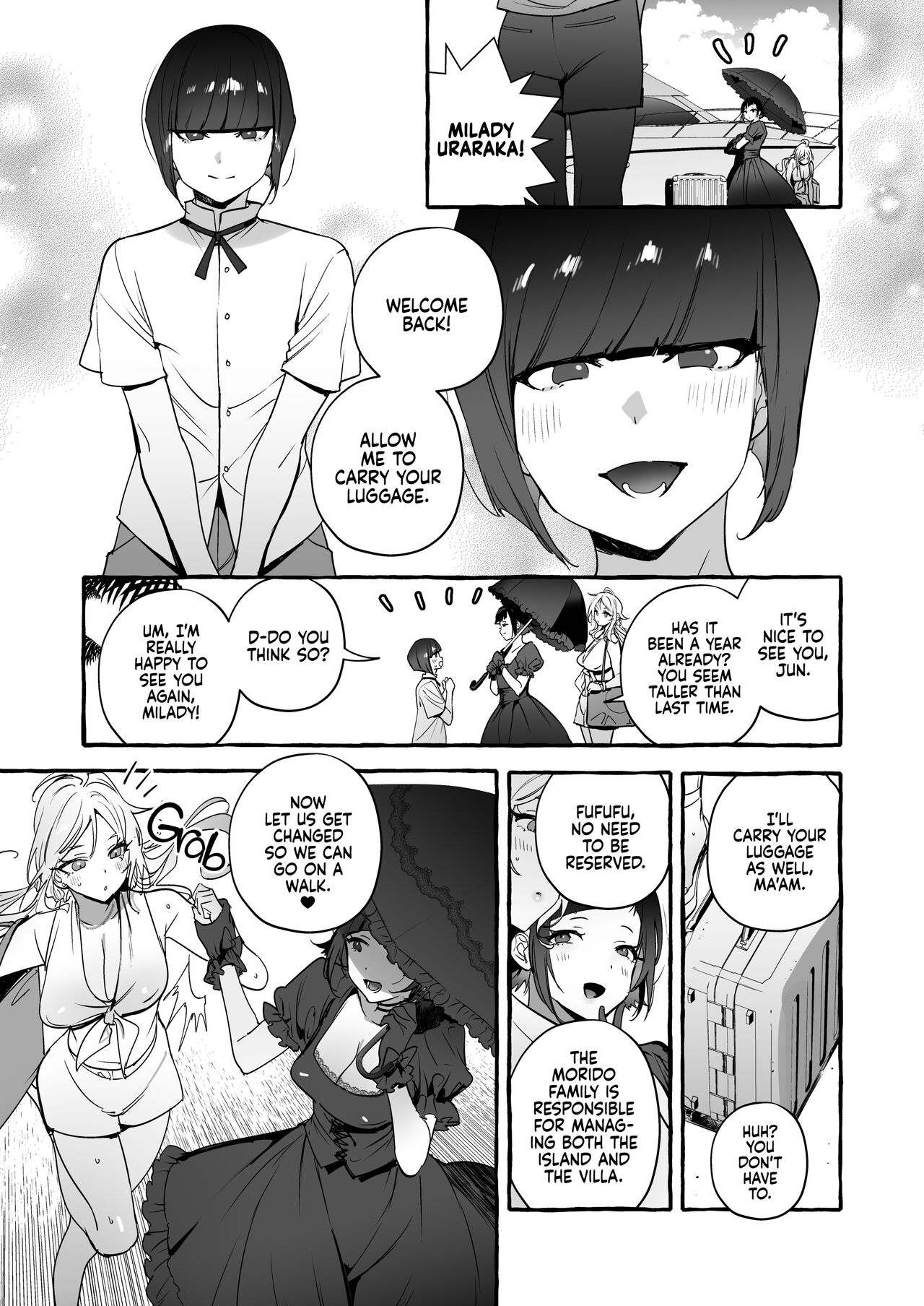 Straight Girl Meets Futa: Vacation Arc page 4