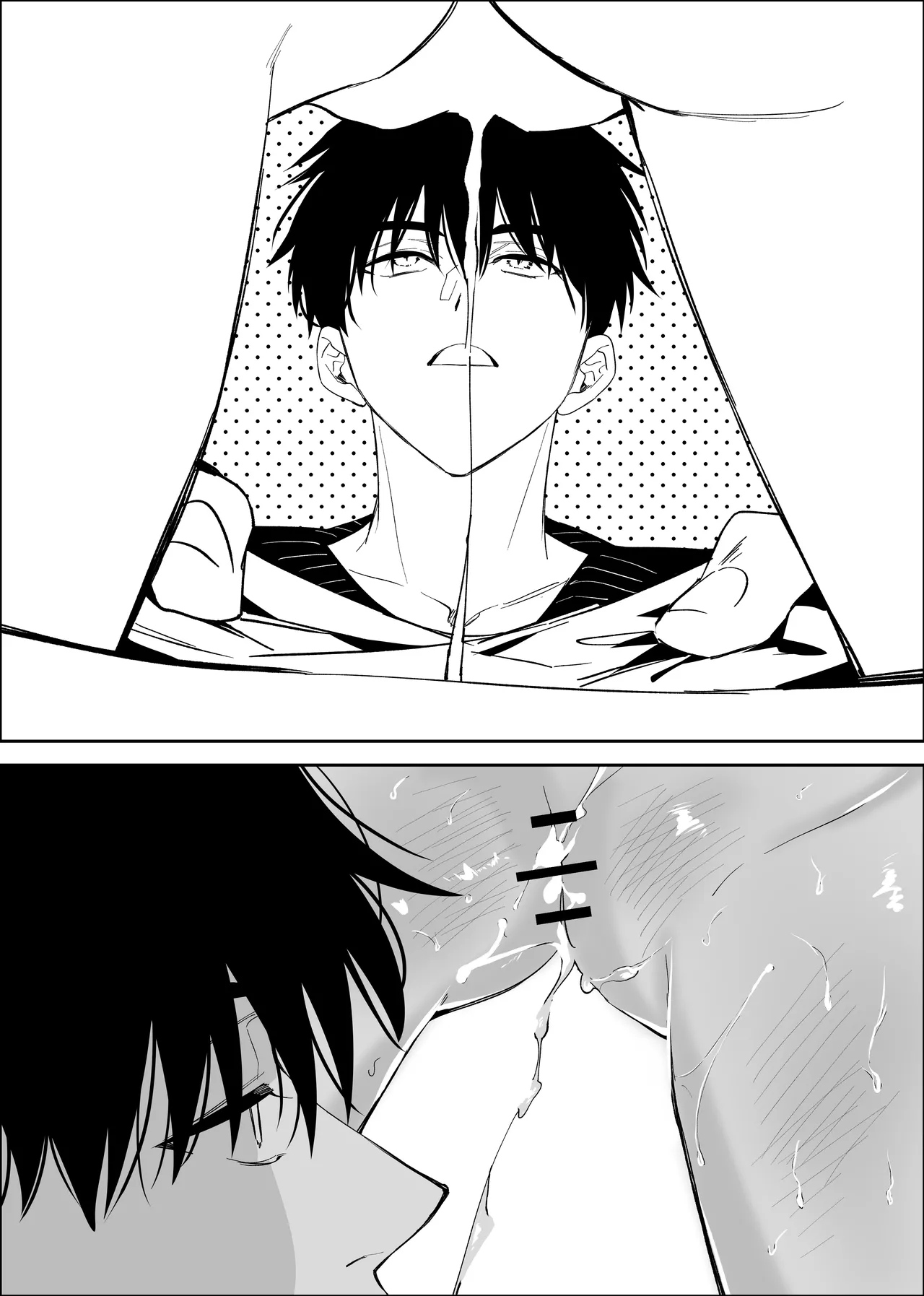 Straight guy, I became a cuntboy, so I tried to have an intimate copulation with my 190cm childhood friend's penis page 15
