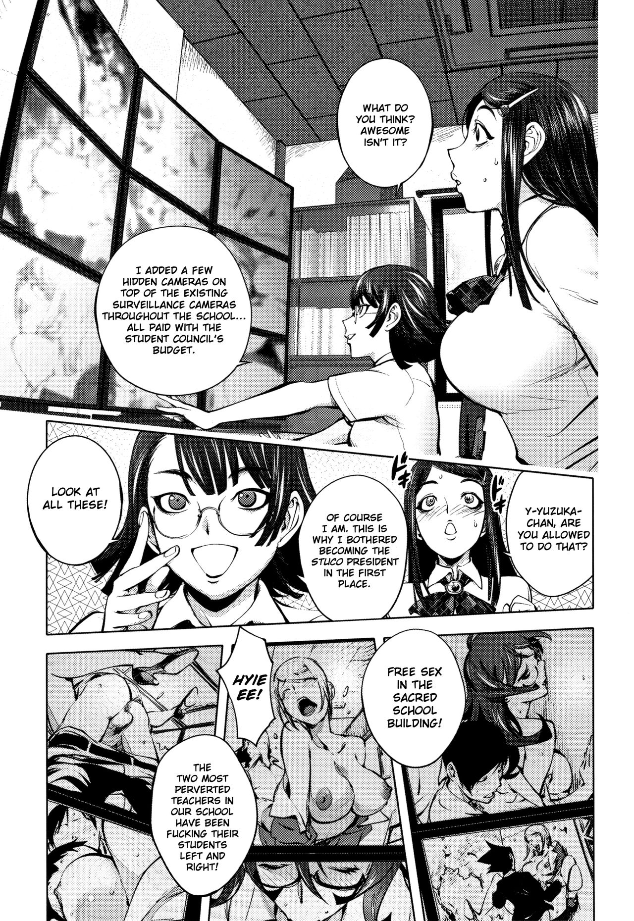 Student Council President's "Surveillance" Room page 1