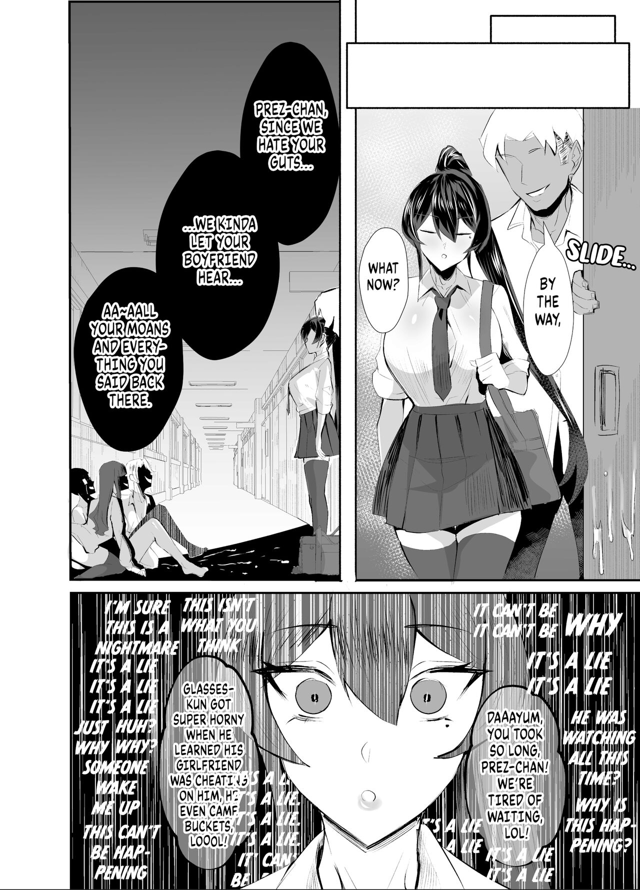 Submission ~the President of the Public Morals Committee is Blackmailed and Forced to Cheat...~ page 40