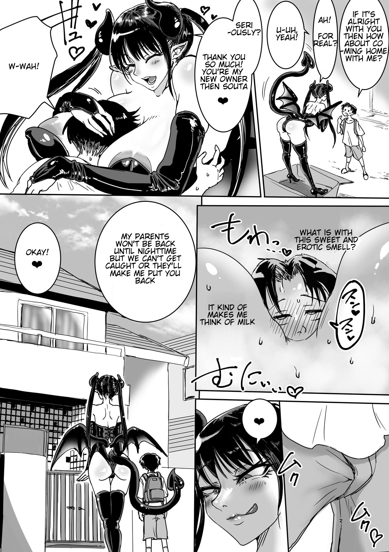 Succubus Hiroimashita. Junyuu Ecchi de Mugen Shasei page 4