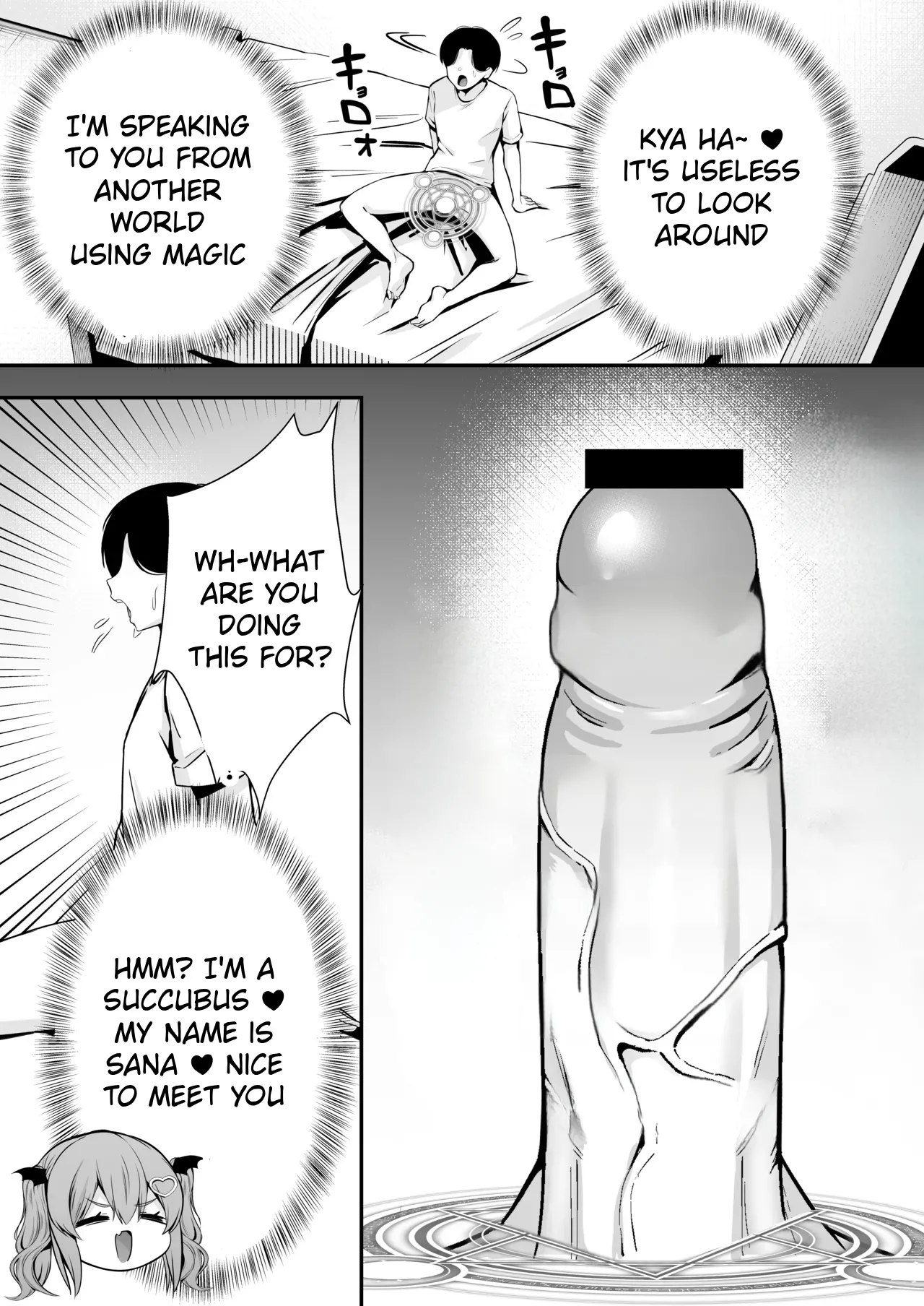 Succubus ni Chinpo Dake Tensou Mahou de Rachi Sarete Sukikatte Tetteiteki ni Sakusei Sareru Ohanashi page 5