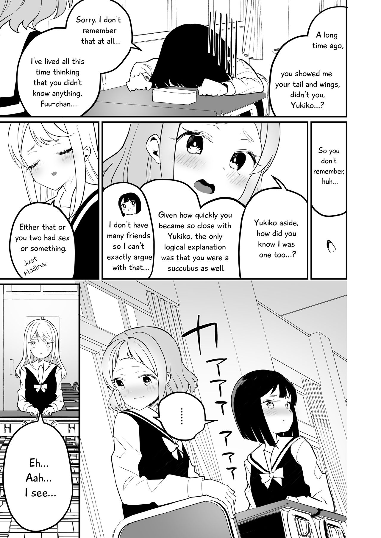 Succubus no Yuri na Hanashi 1 and 2 page 44