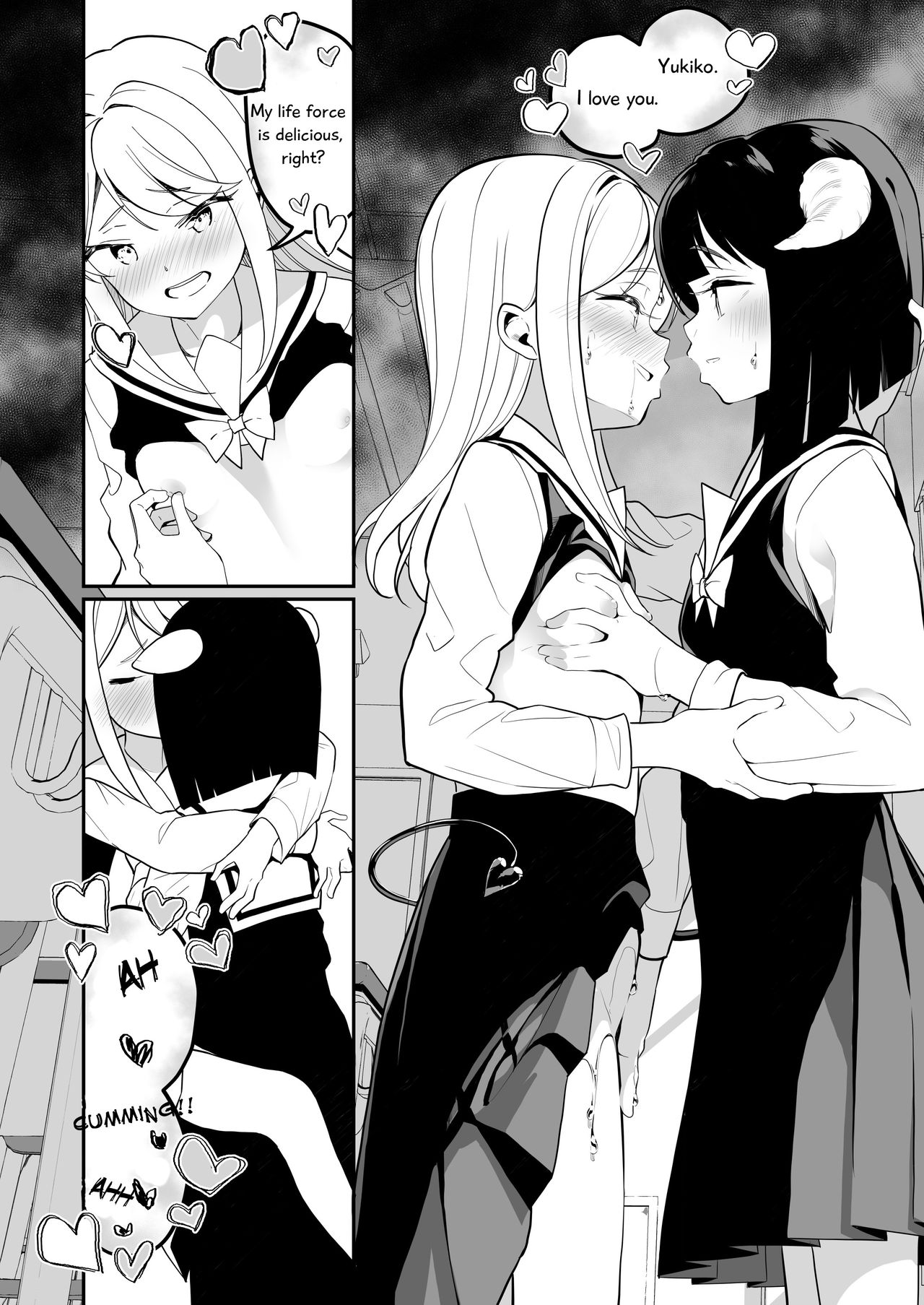 Succubus no Yuri na Hanashi 1 and 2 page 70