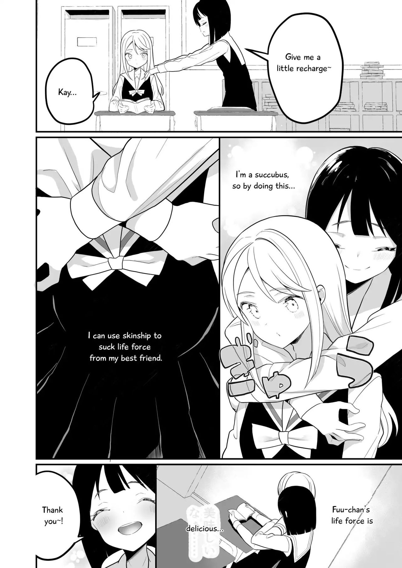 Succubus no Yuri na Hanashi 1 and 2 page 9