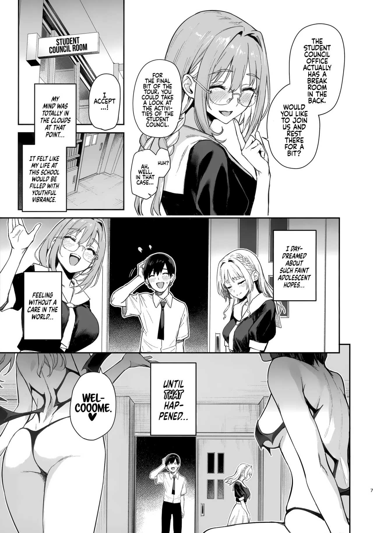 Succubus Student Council Milking Club page 7