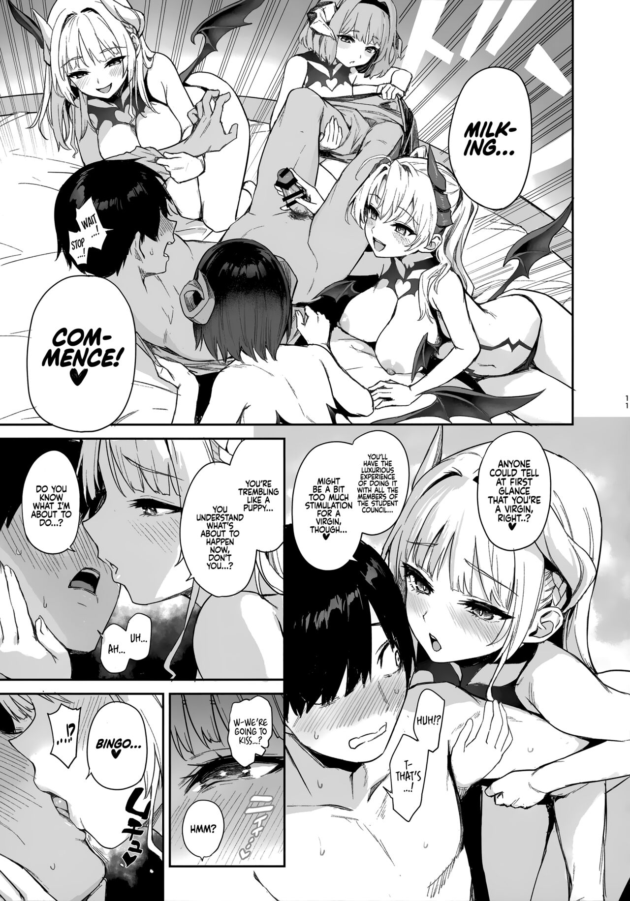 Succubus Student Council Milking Club page 11