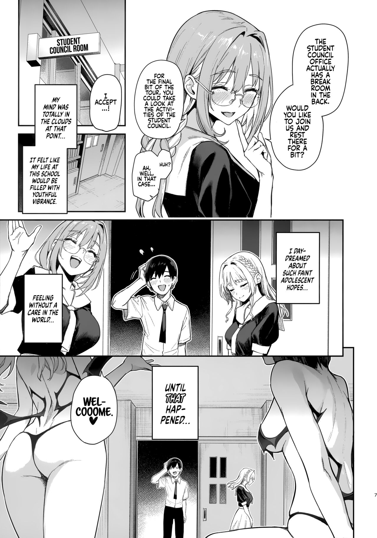 Succubus Student Council Milking Club page 7