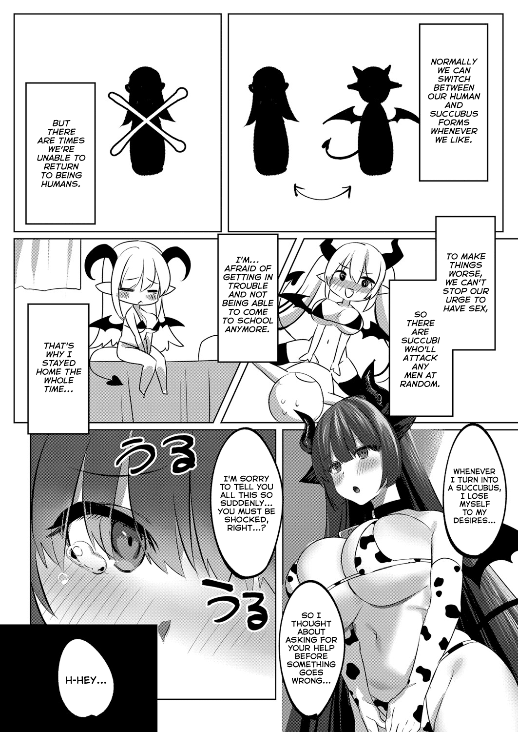 Succushisu! -Gyuunyuu succubus to icha love ecchi keiyaku- page 10