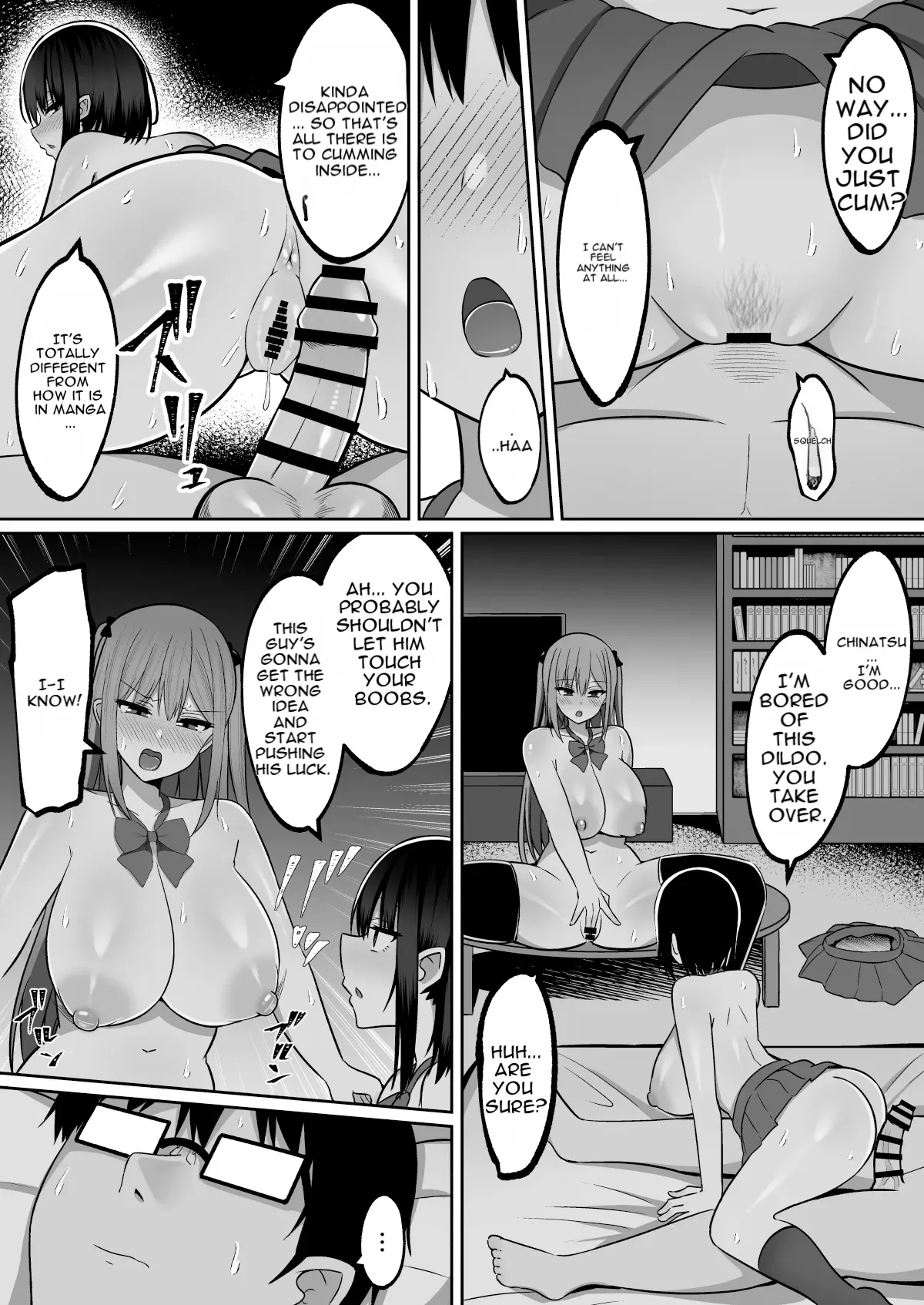 Suddenly Gyaru Sisters ~ After our parents got married The story of lending my dick to my Gyaru sisters page 29