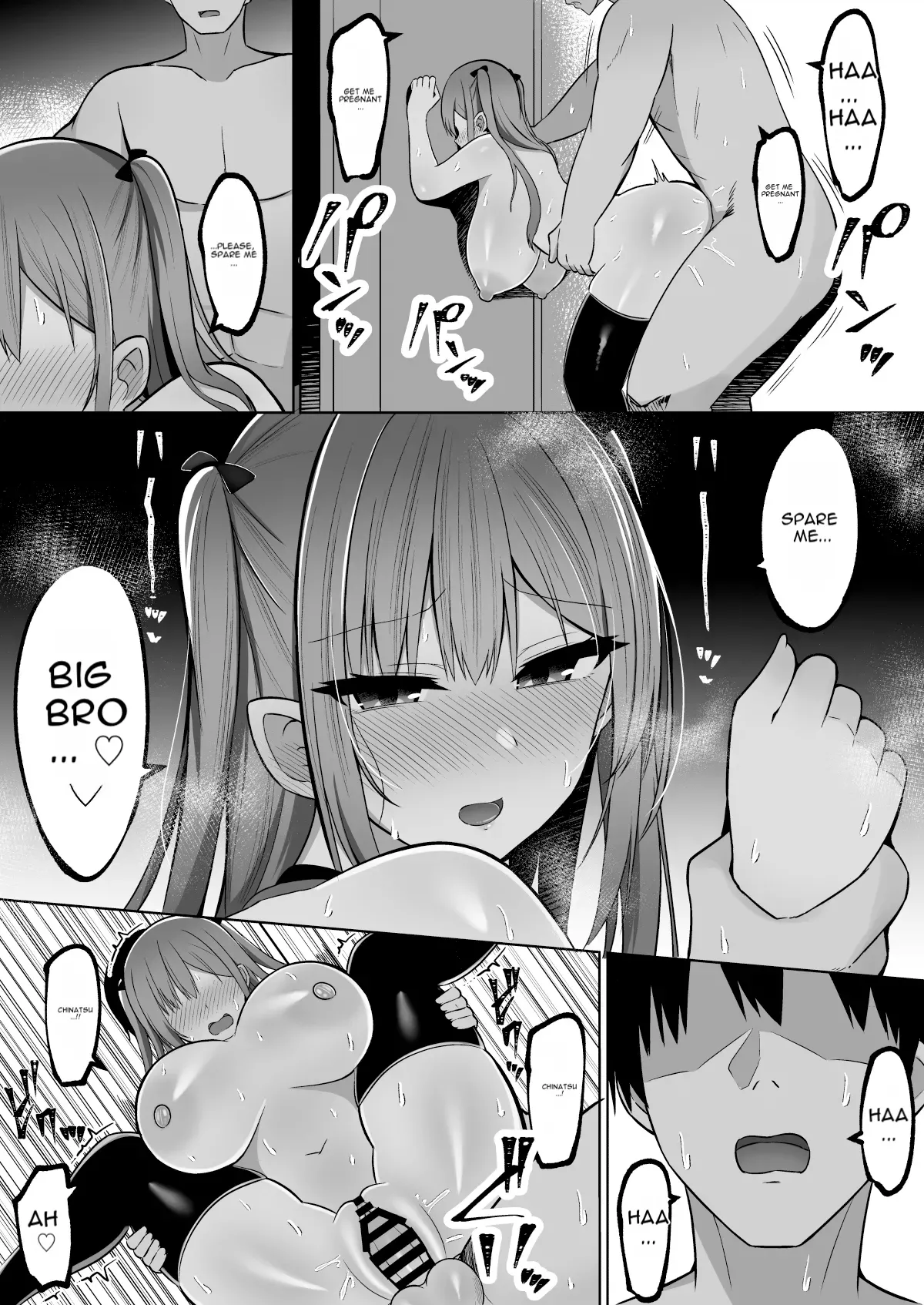 Suddenly Gyaru Sisters ~ After our parents got married The story of lending my dick to my Gyaru sisters page 38