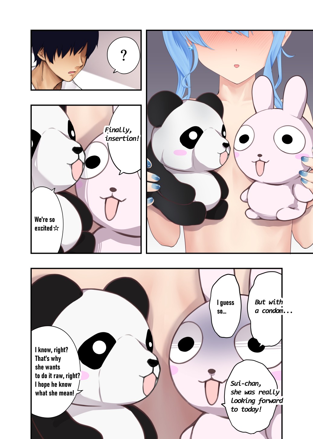 Sui-chan to Love Love Dousei Ichaicha H - A book about sweet cohabitation and lovey-dovey lovemaking with Suisei page 21