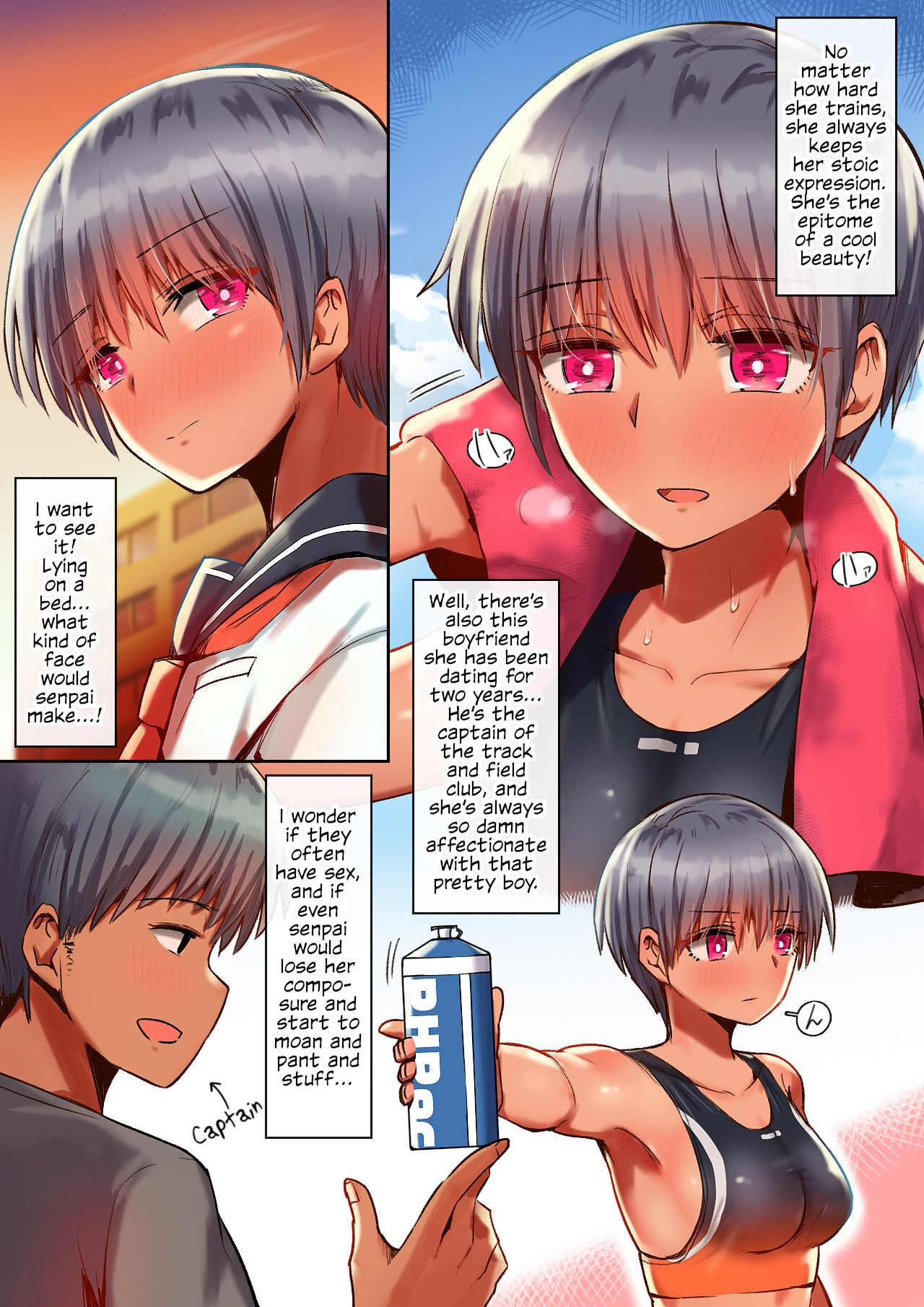 Sumi-Senpai's Expression Doesn't Change Even As She's Getting Pounded page 5