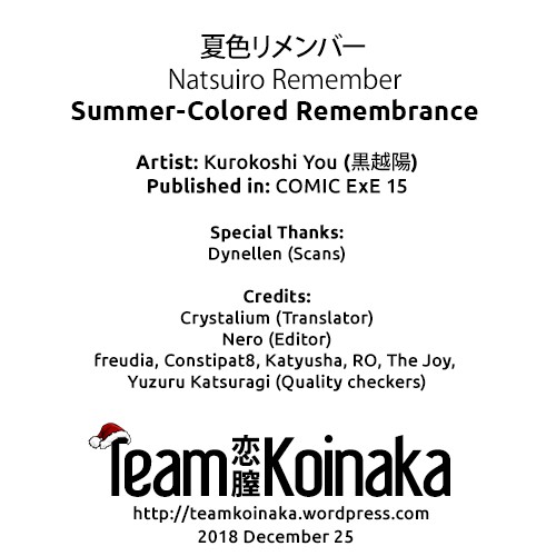 Summer-Colored Remembrance page 30