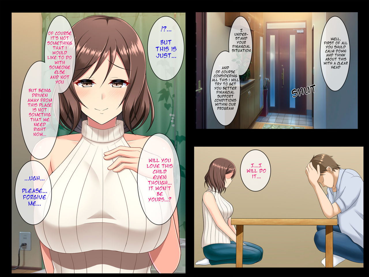 Surrogate pregnancy NTR ~A wife who got pregnant by other man because of her husband~ page 8