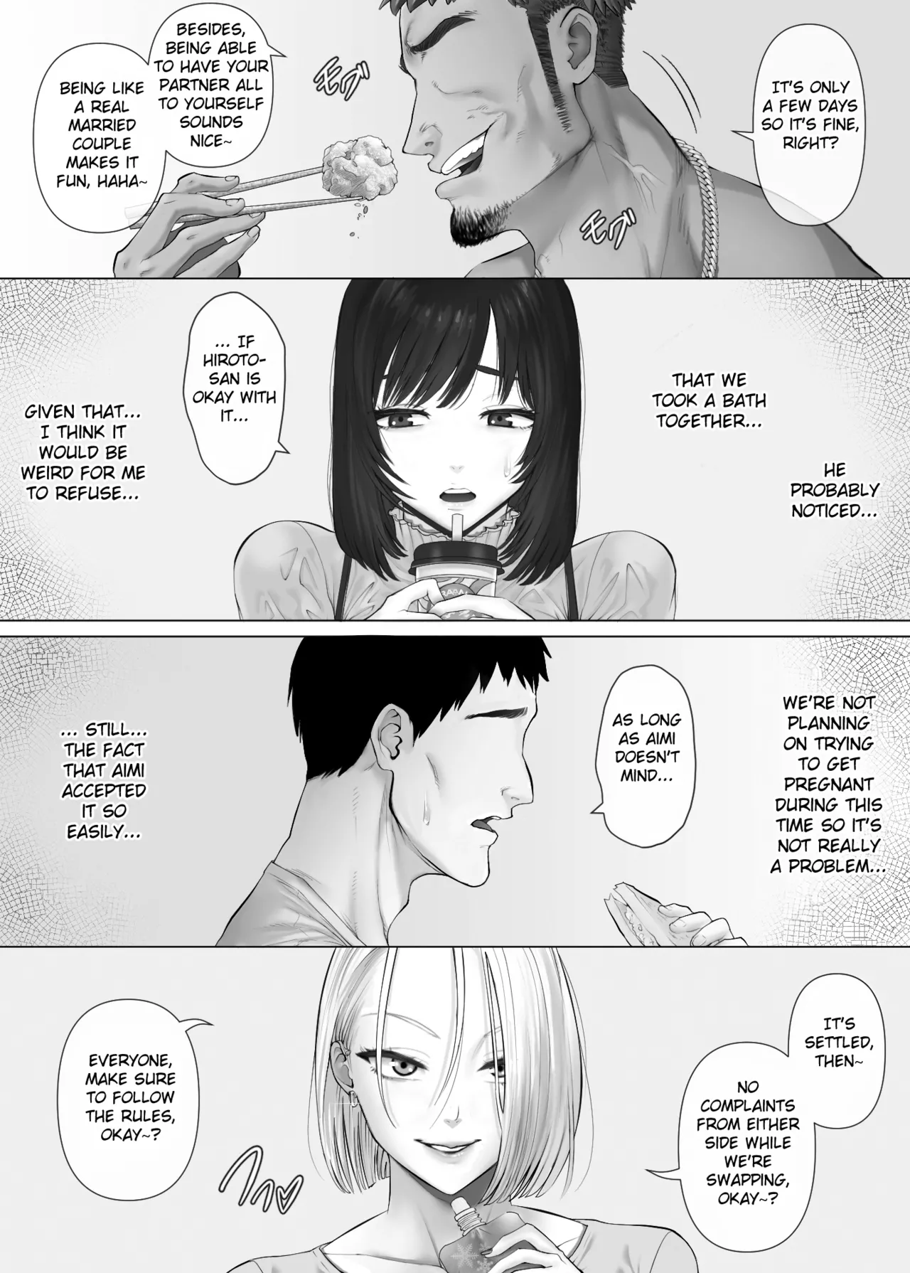 Swapping on a Whole New Level 3 ~The Couple At The Mercy Of Others~ page 92